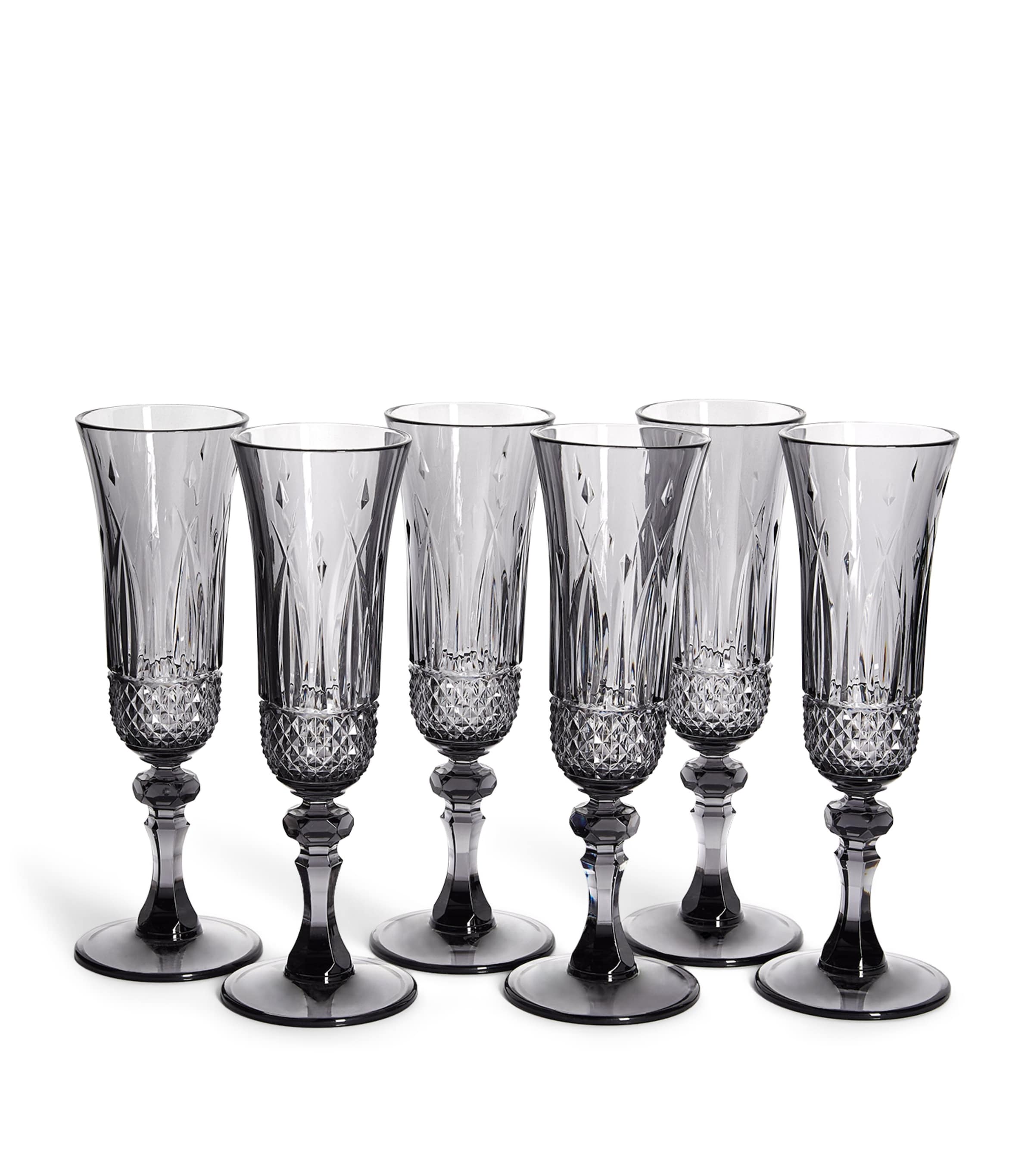 MARIO LUCA GIUSTI SET OF 6 NUOVA ITALIA FLUTES 