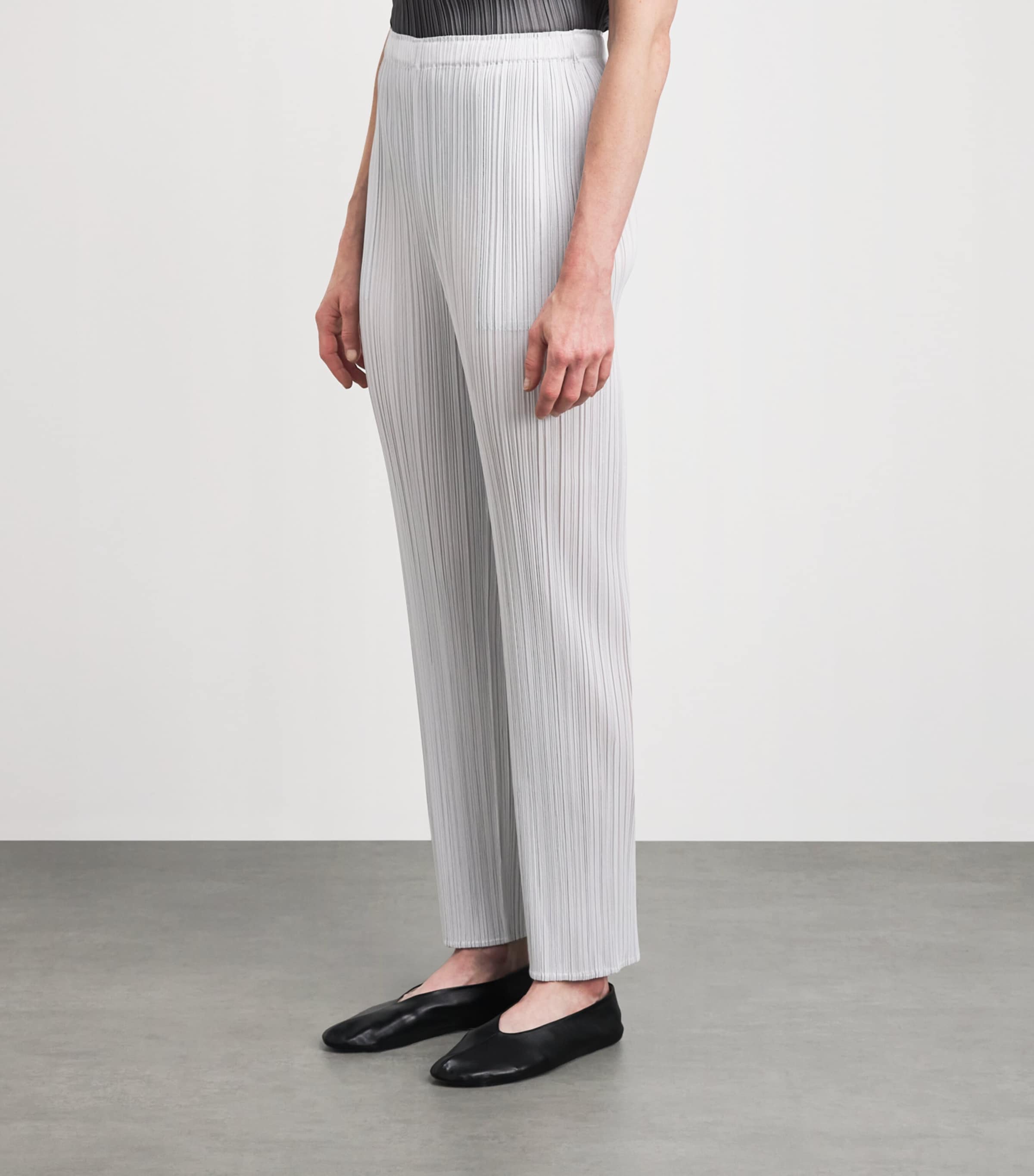 Pleats Please Issey Miyake Womens Basics Slim Trousers Image 4