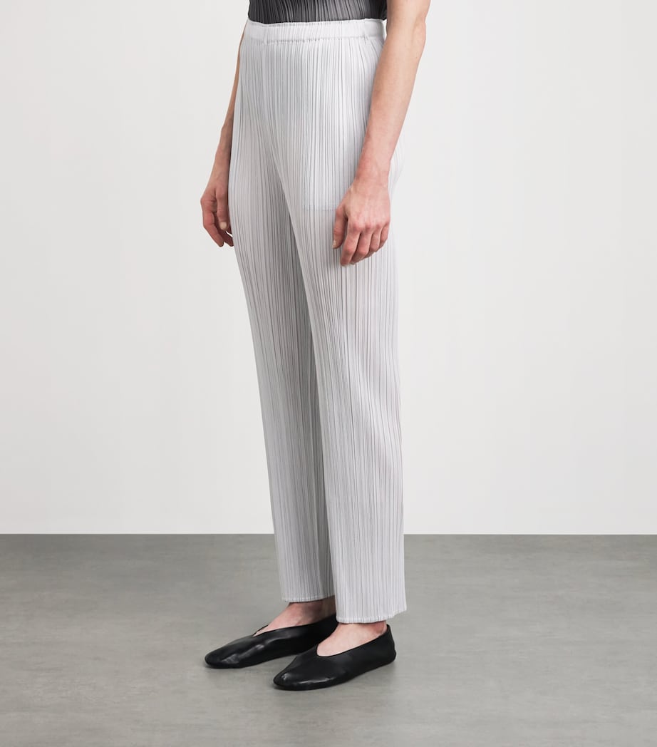 Pleats Please Issey Miyake Womens Basics Slim Trousers Image 4