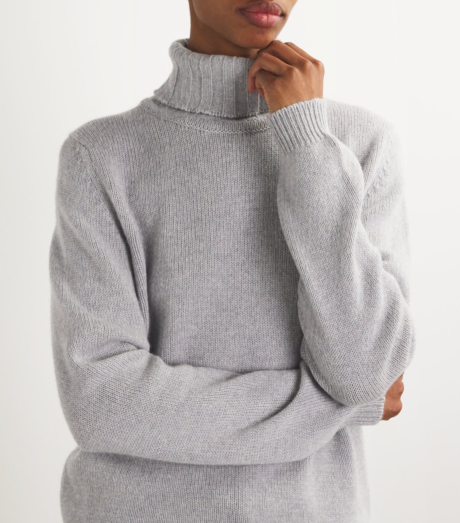Cashmere Rollneck Sweater COYOTE Image 6
