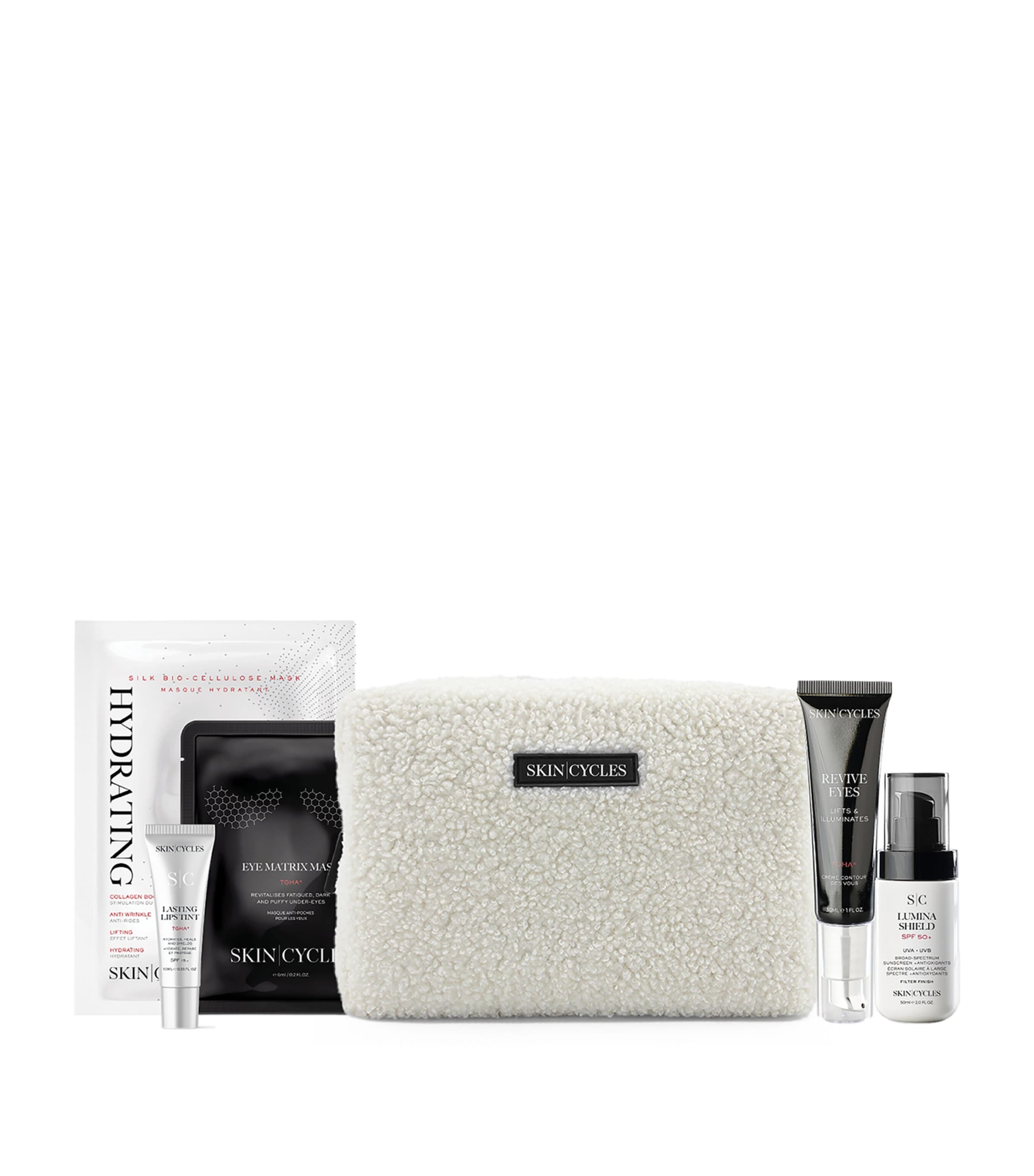 Skin Cycles Winter Radiance Skincare Gift Set In Transparent