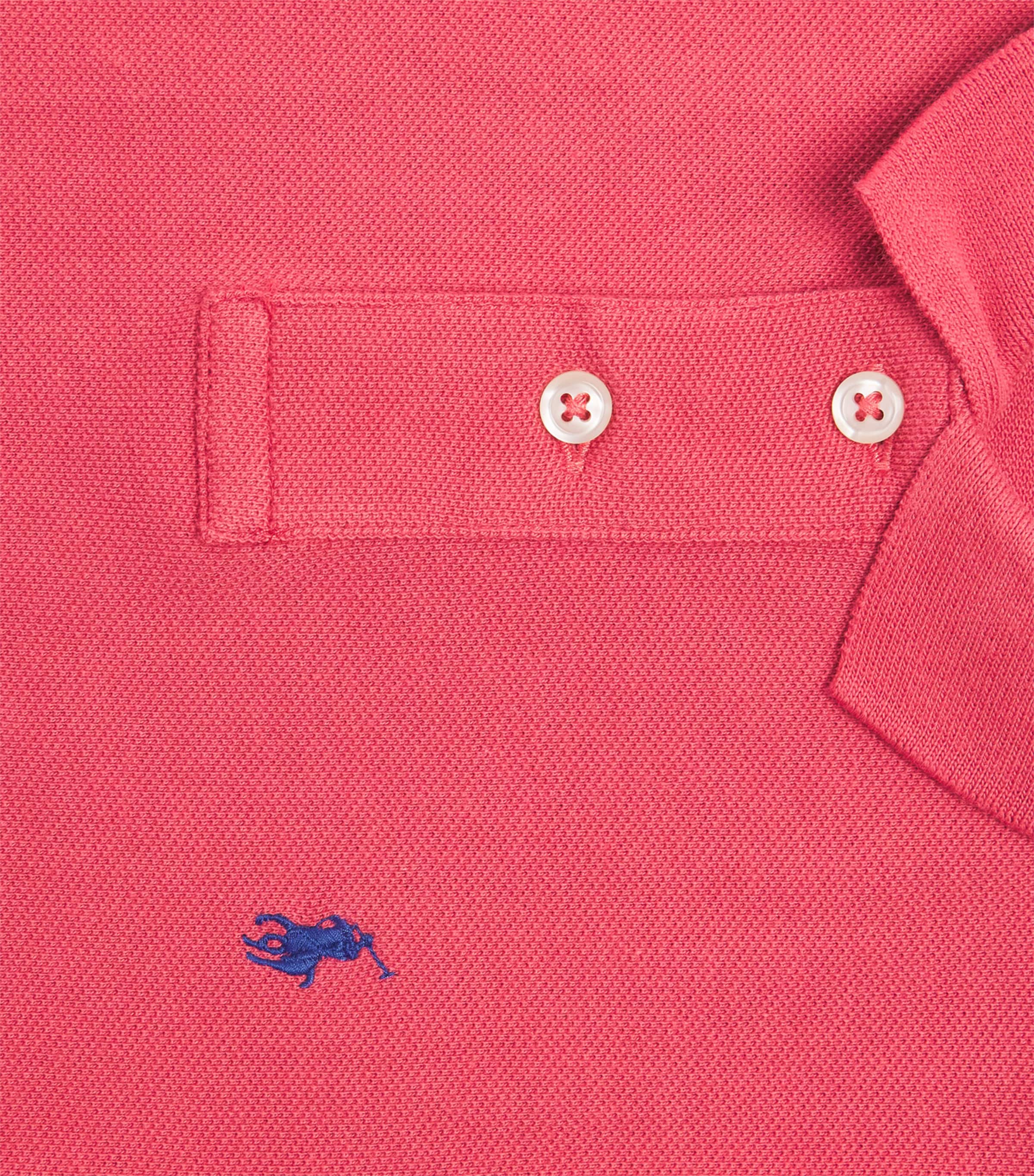 Cotton Polo Shirt (2-7 Years) NTCKT RED Image 3