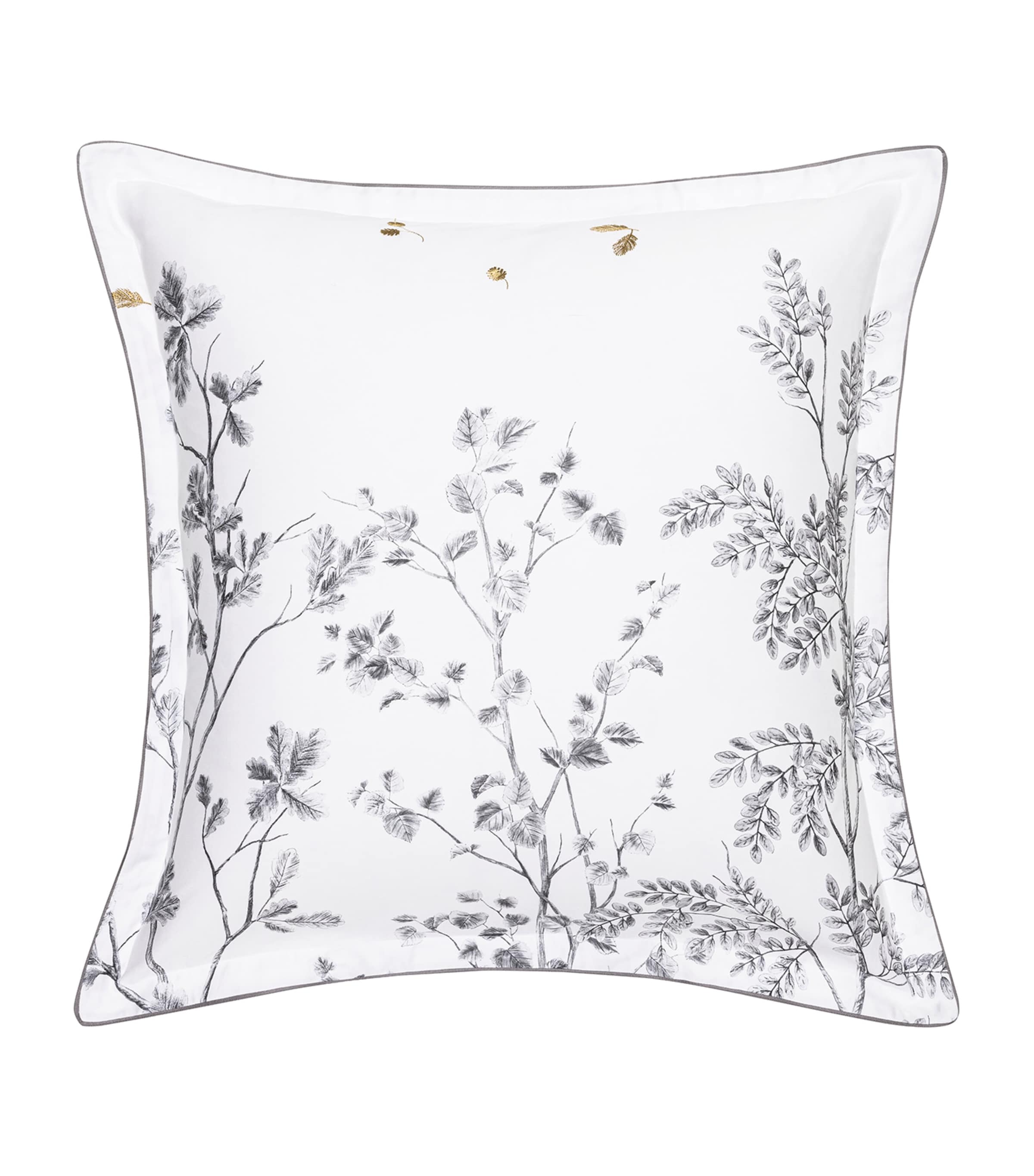 Alexandre Turpault Cotton Saison Square Pillowcase (65cm x 65cm) | Bedding | Bed Linens & Sets | Pillow Cases | Designers | Alexandre Turpault