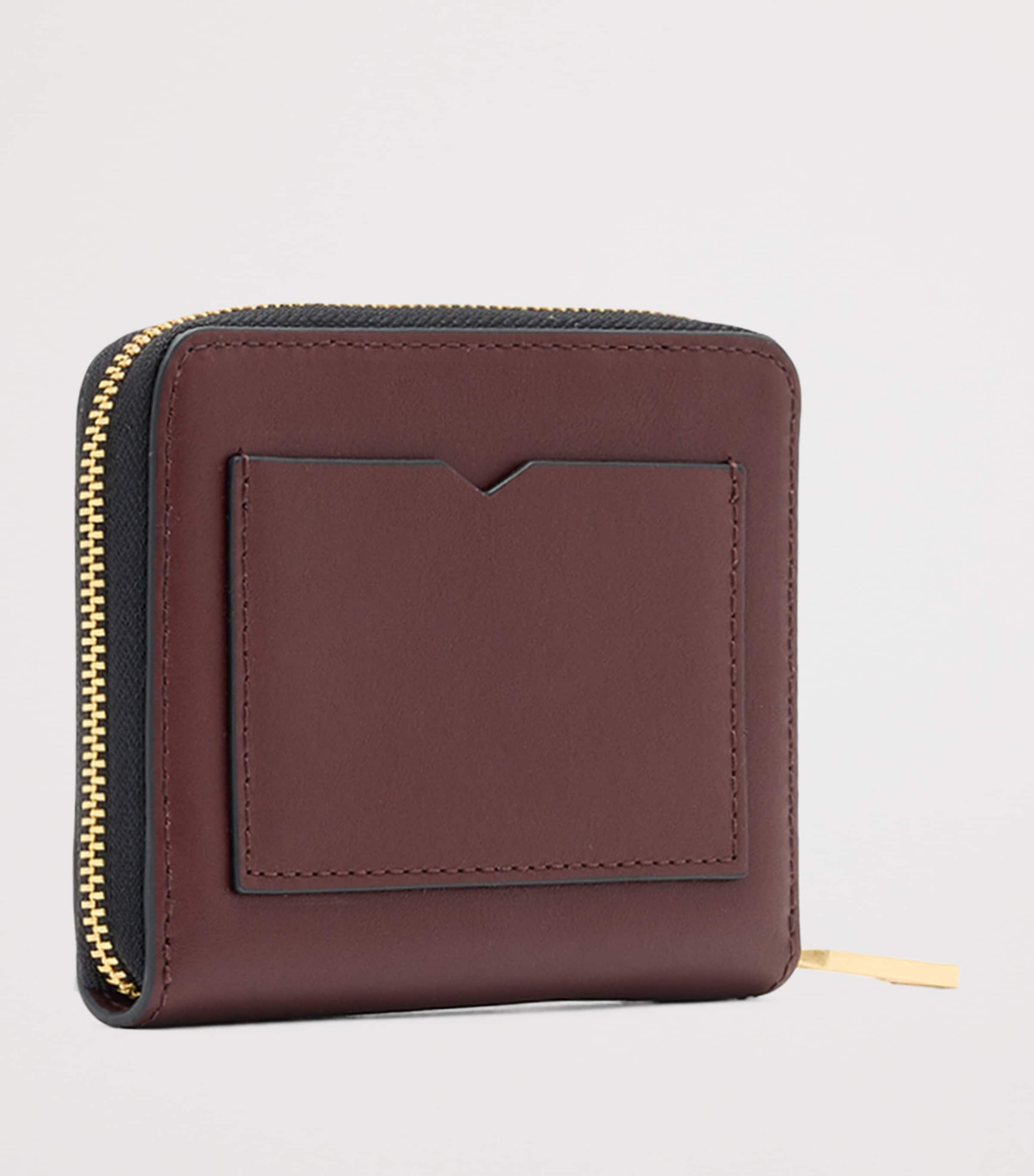 Leather Lena Hex Wallet DARK RED Image 5