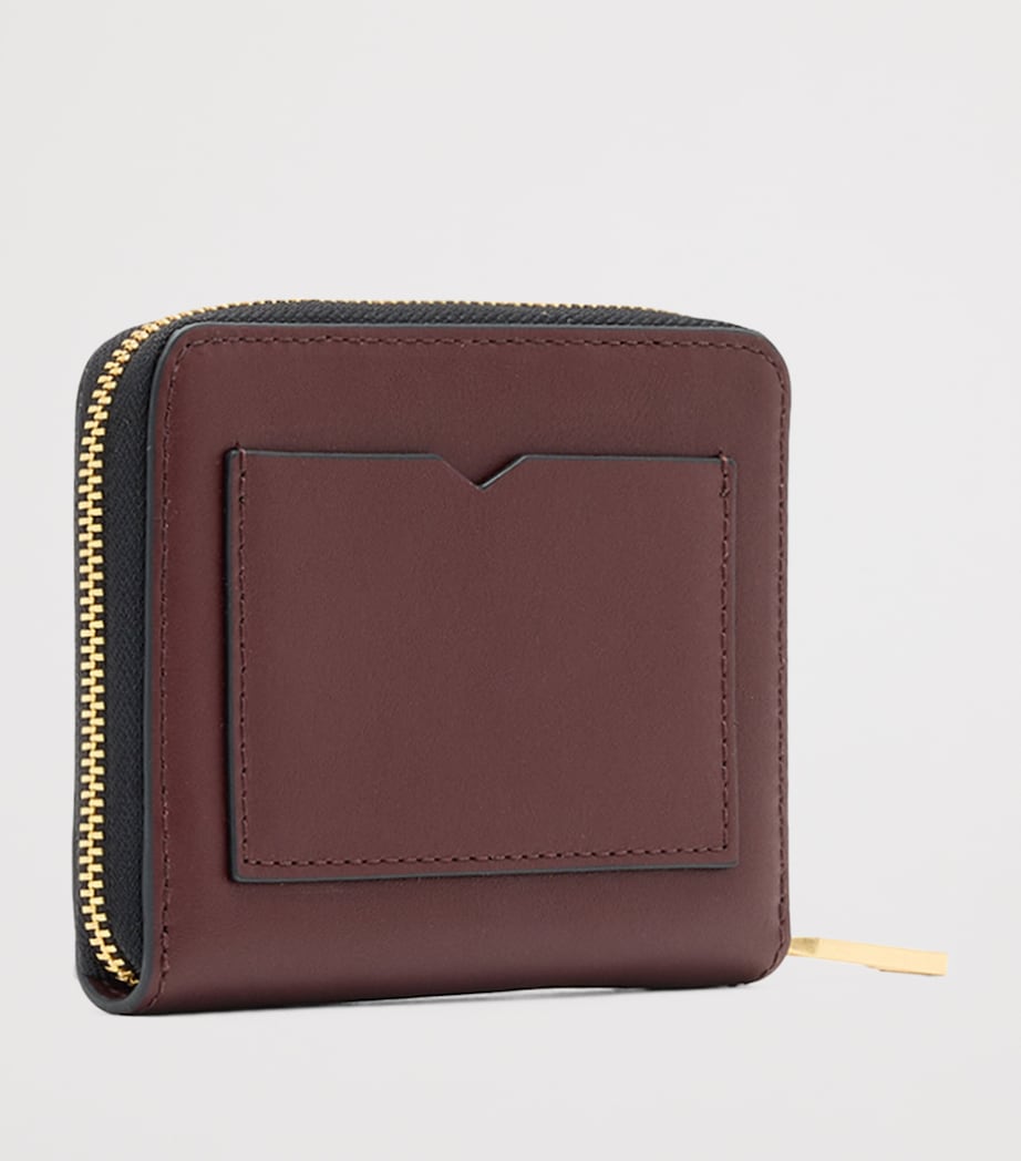 Leather Lena Hex Wallet DARK RED Image 5