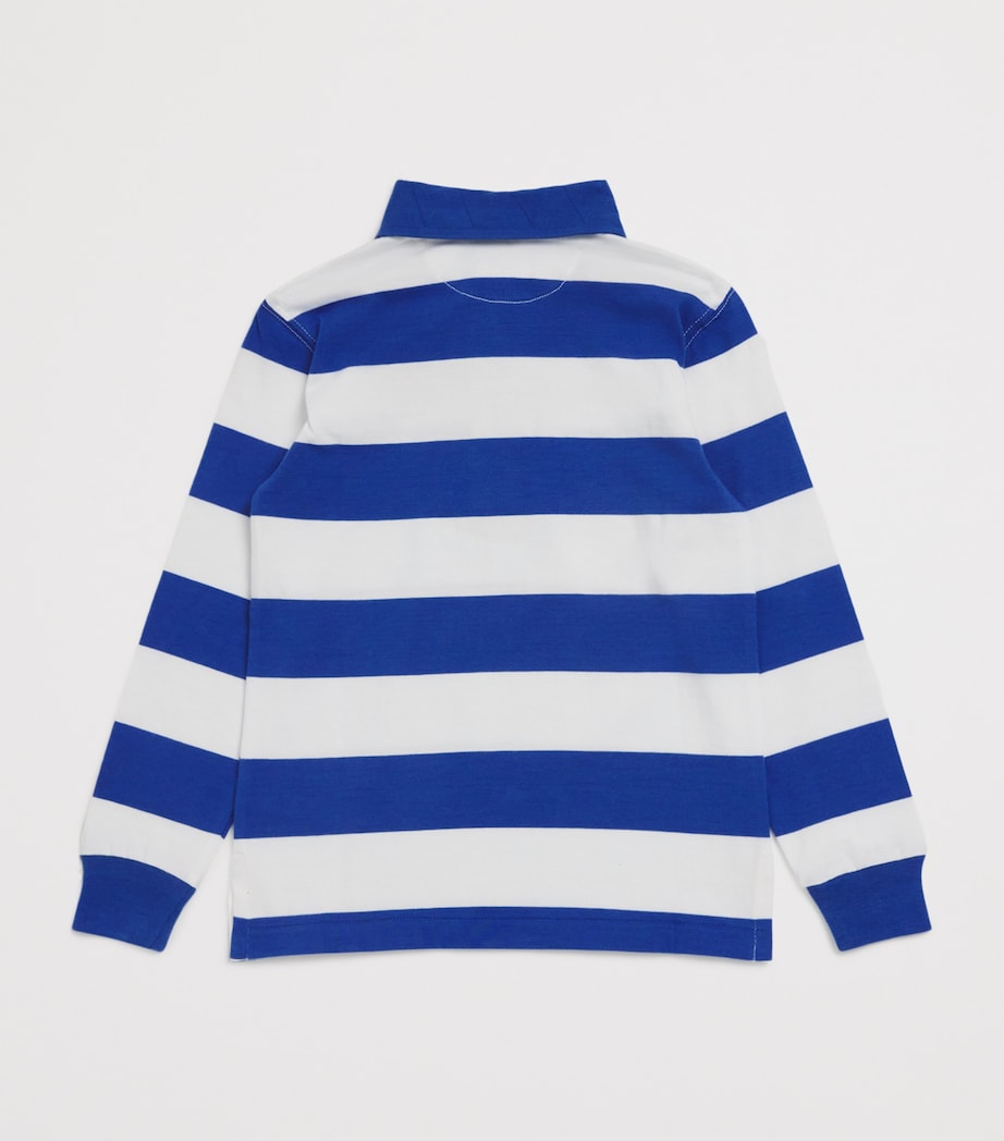 Cotton Rugby Polo Shirt (6-14 Years) WHITE MU Image 2