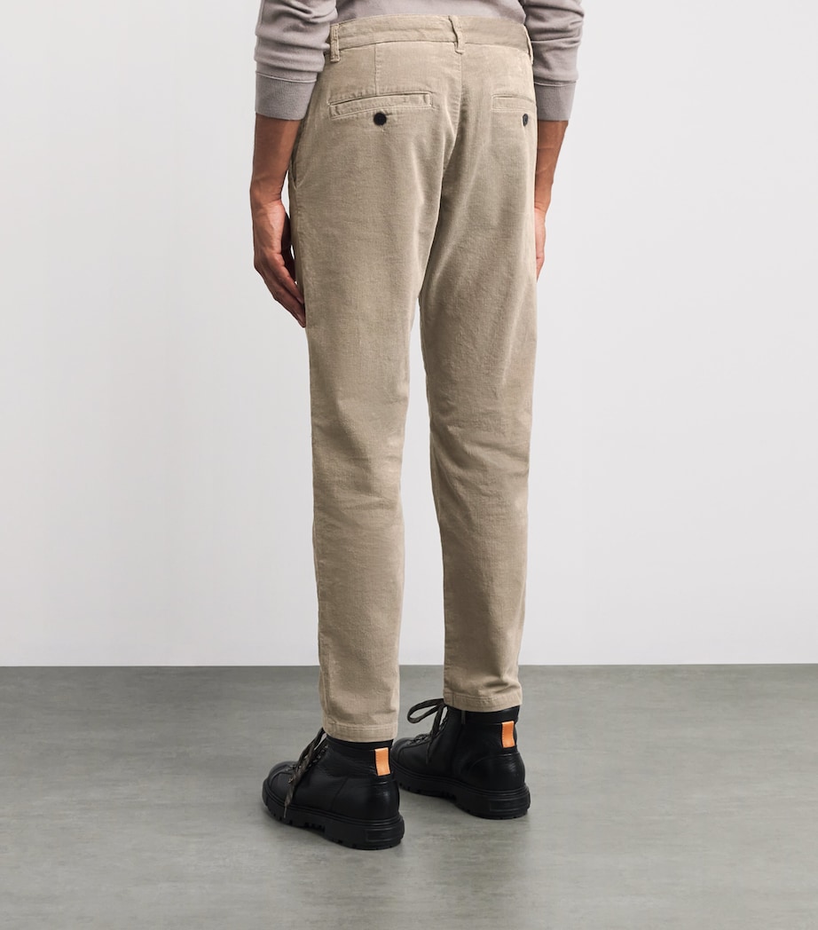 Corduroy Riley Trousers 812-MOON ROCK Image 4