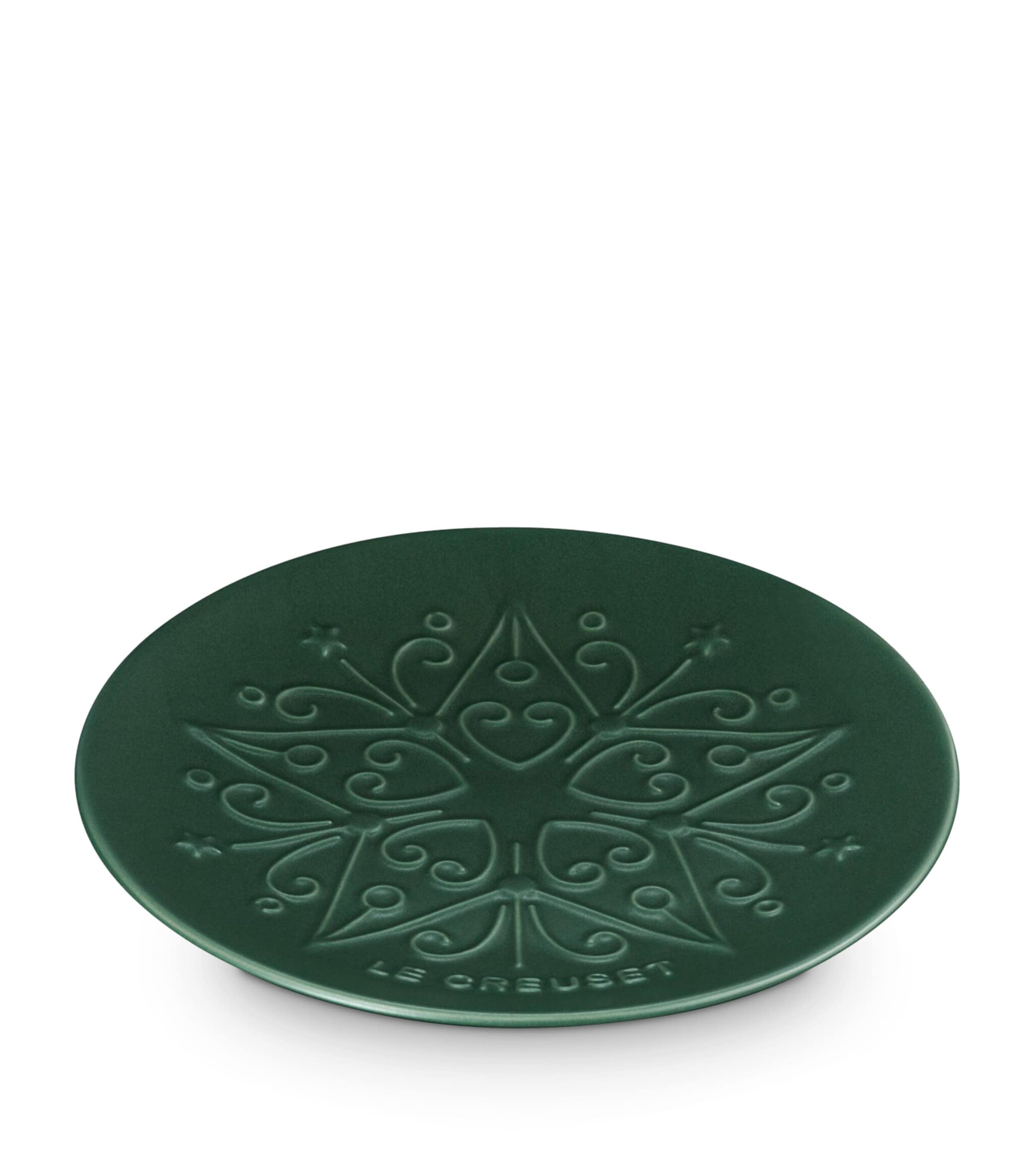 Le Creuset Stoneware L'Etoile Plate (19cm) Green Image 2