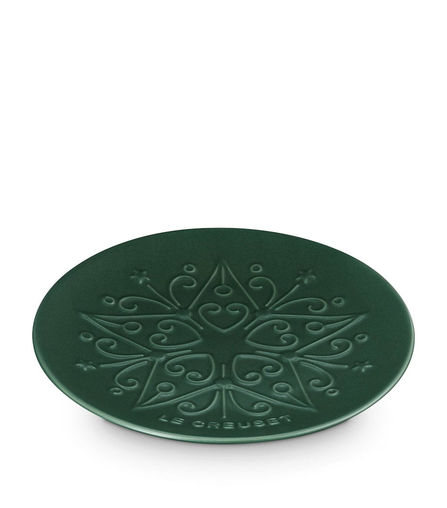 Le Creuset Stoneware L'Etoile Plate (19cm) Green Image 2