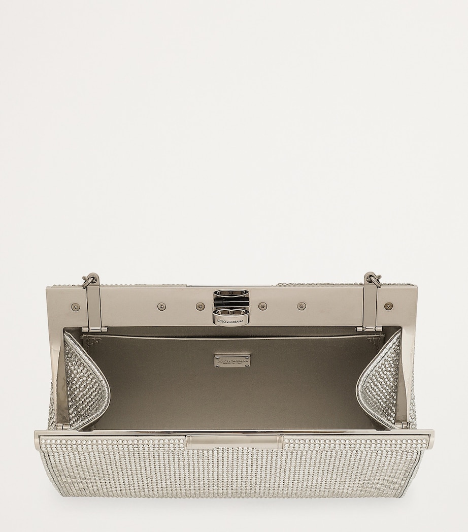 Small Marlene Clutch Bag 80702-PEARL GREY Image 4
