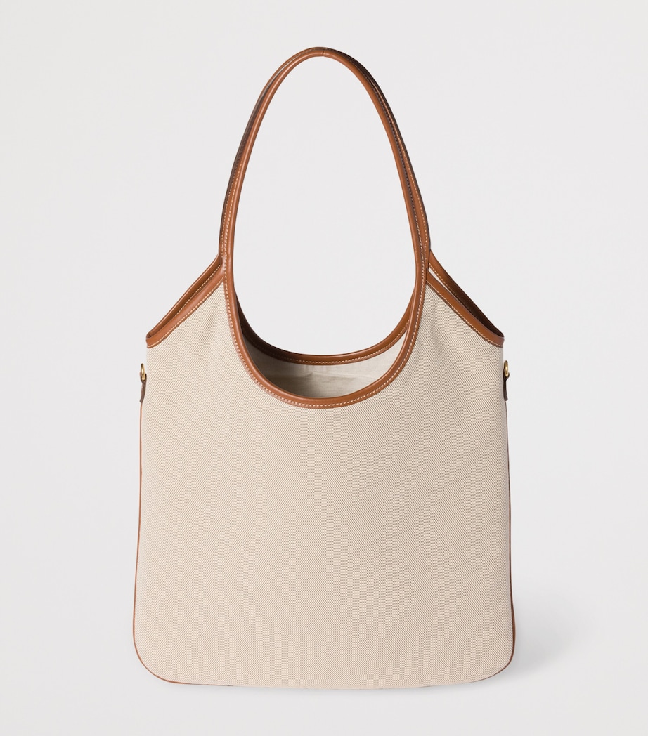 Canvas-Leather Ivy Tote Bag F062F Image 3