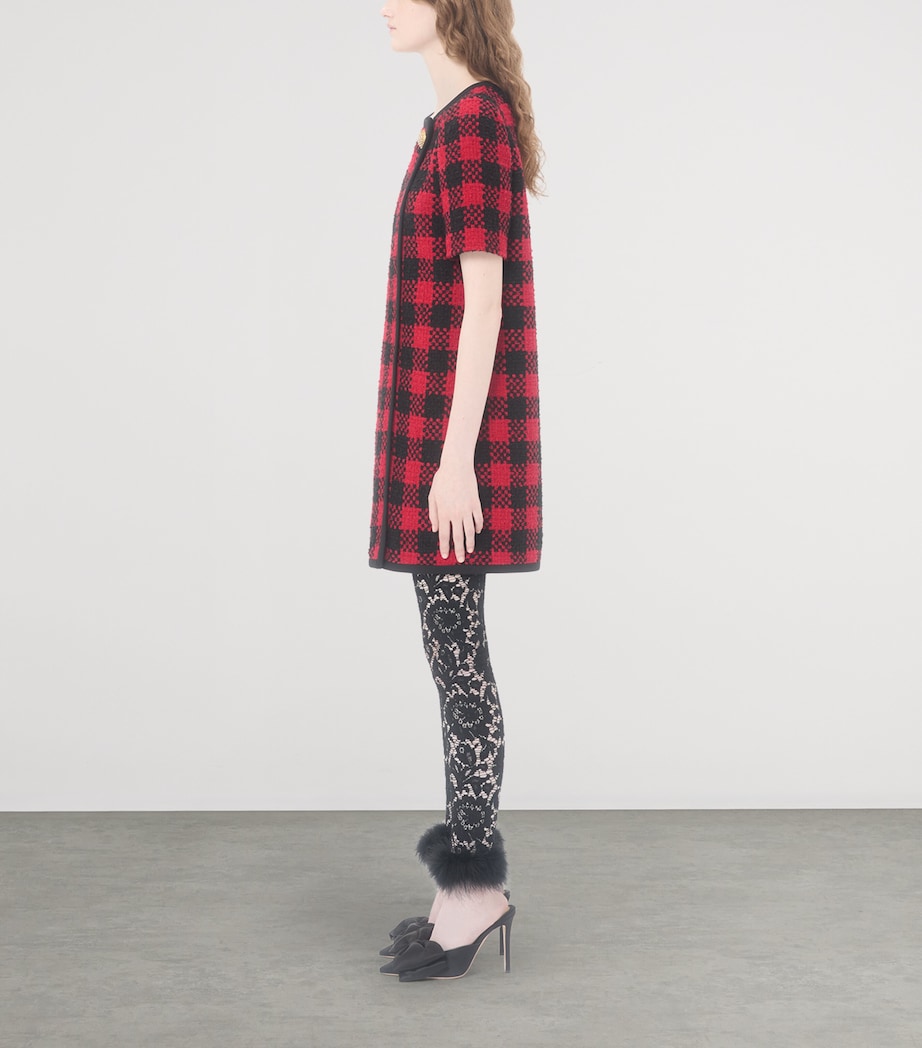 Tweed Check Mini Dress 9QK Image 3