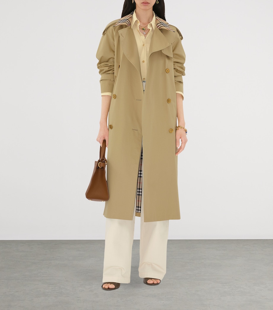 Long Castleford Trench Coat HAMPER Image 2