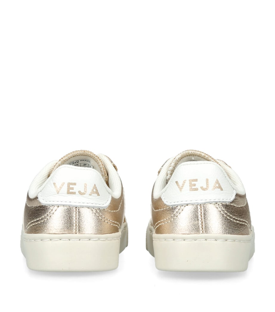 Veja Leather Volley Sneakers Gold Image 2