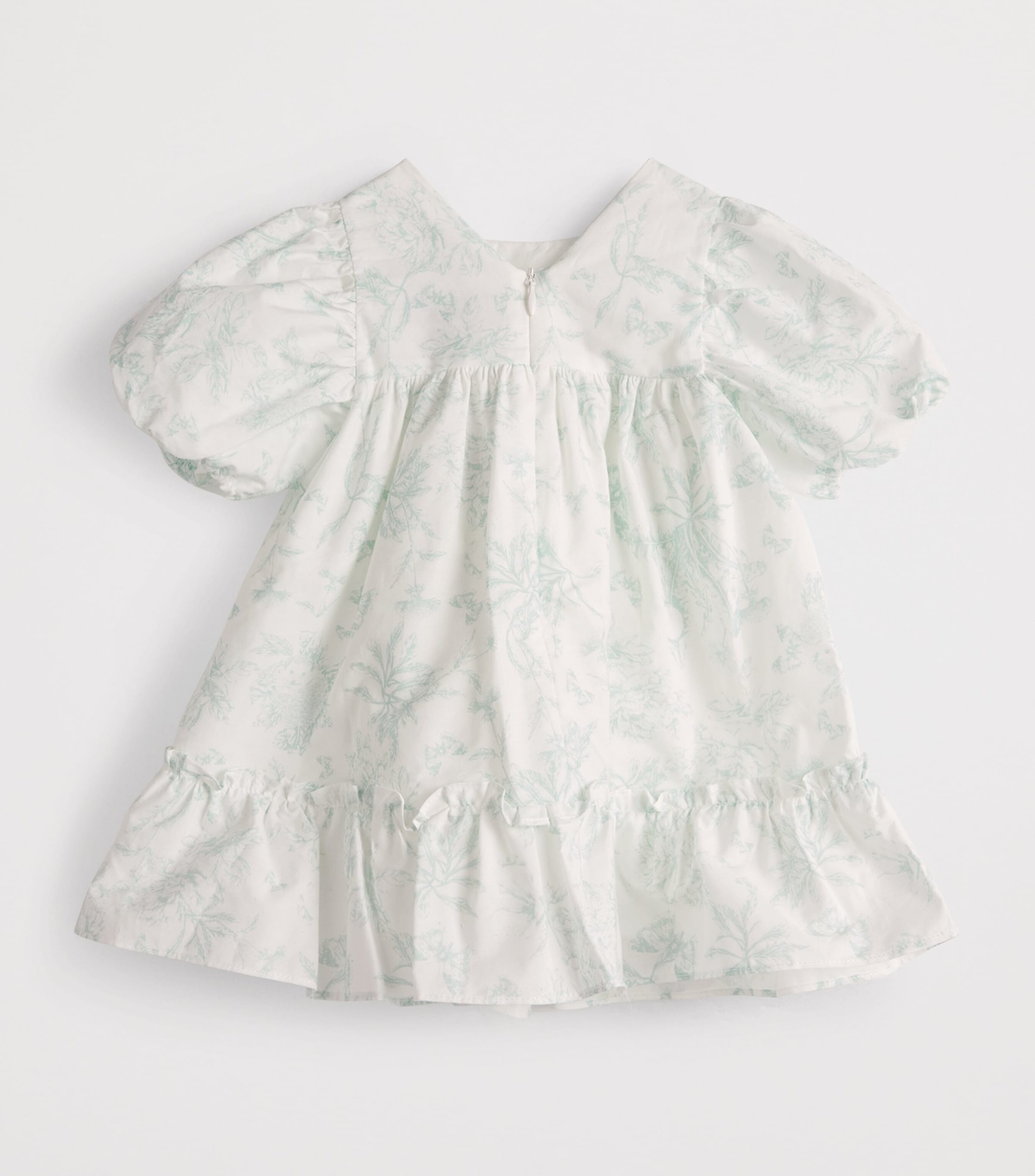 Cotton Printed Dress (3 Months - 4 Years) VERT D'EAU Image 2