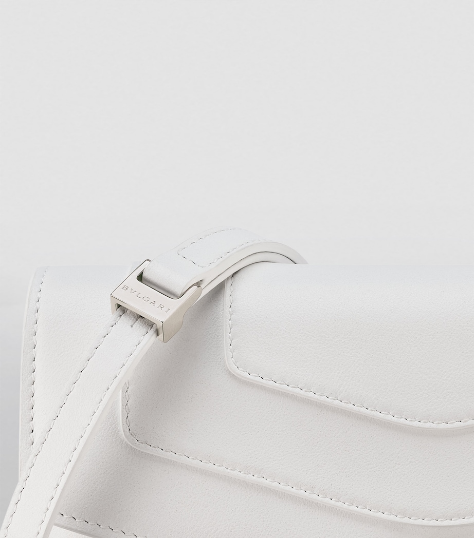 Serpenti Forever East-West Shoulder Bag WHITE Image 5