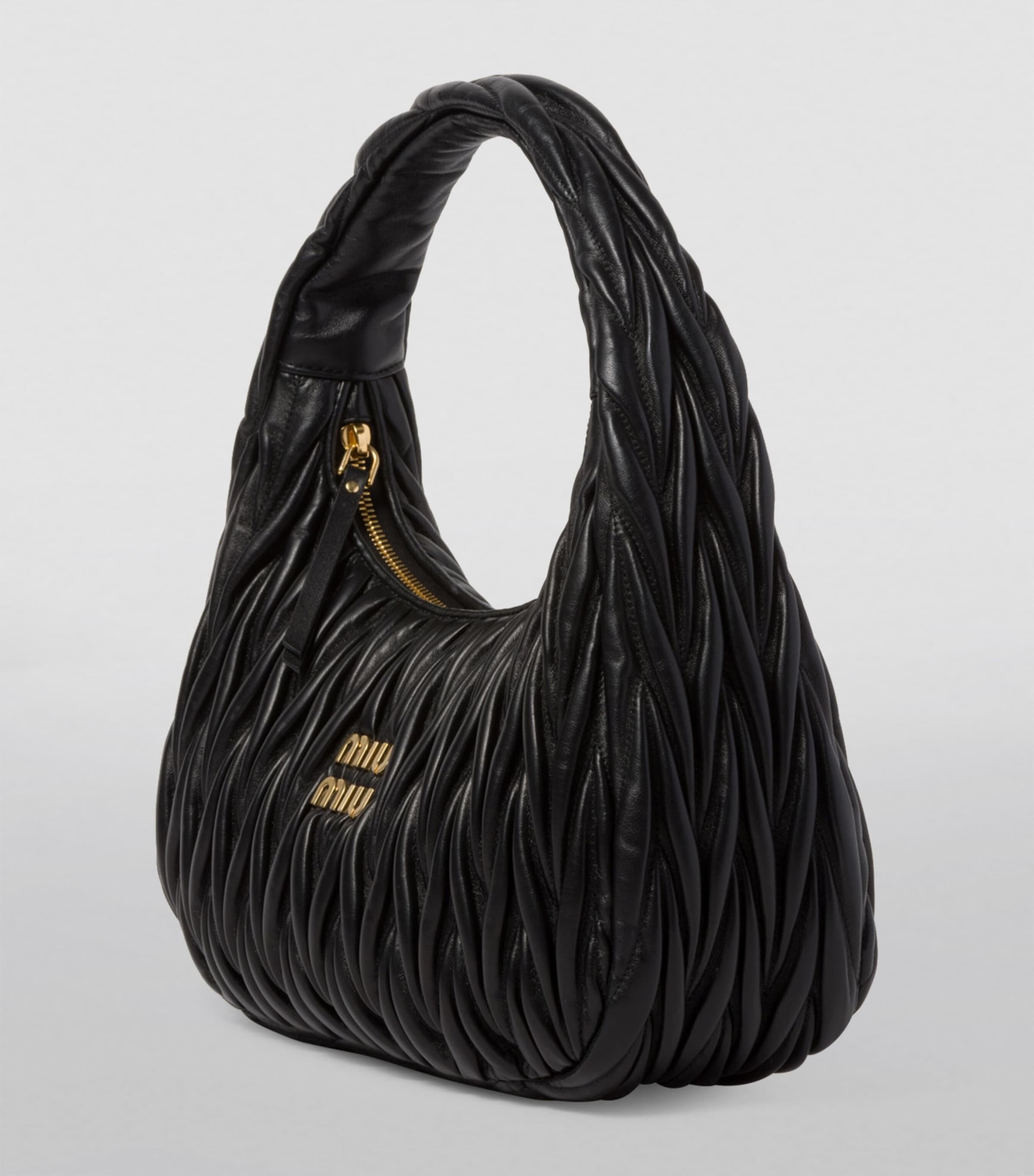 Miu Miu Medium Nappa Leather Wander Top-Handle Bag | Harrods UK