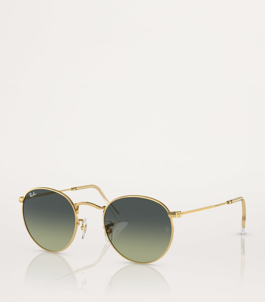RB3447 Round Metal Sunglasses 001/BH Image 2