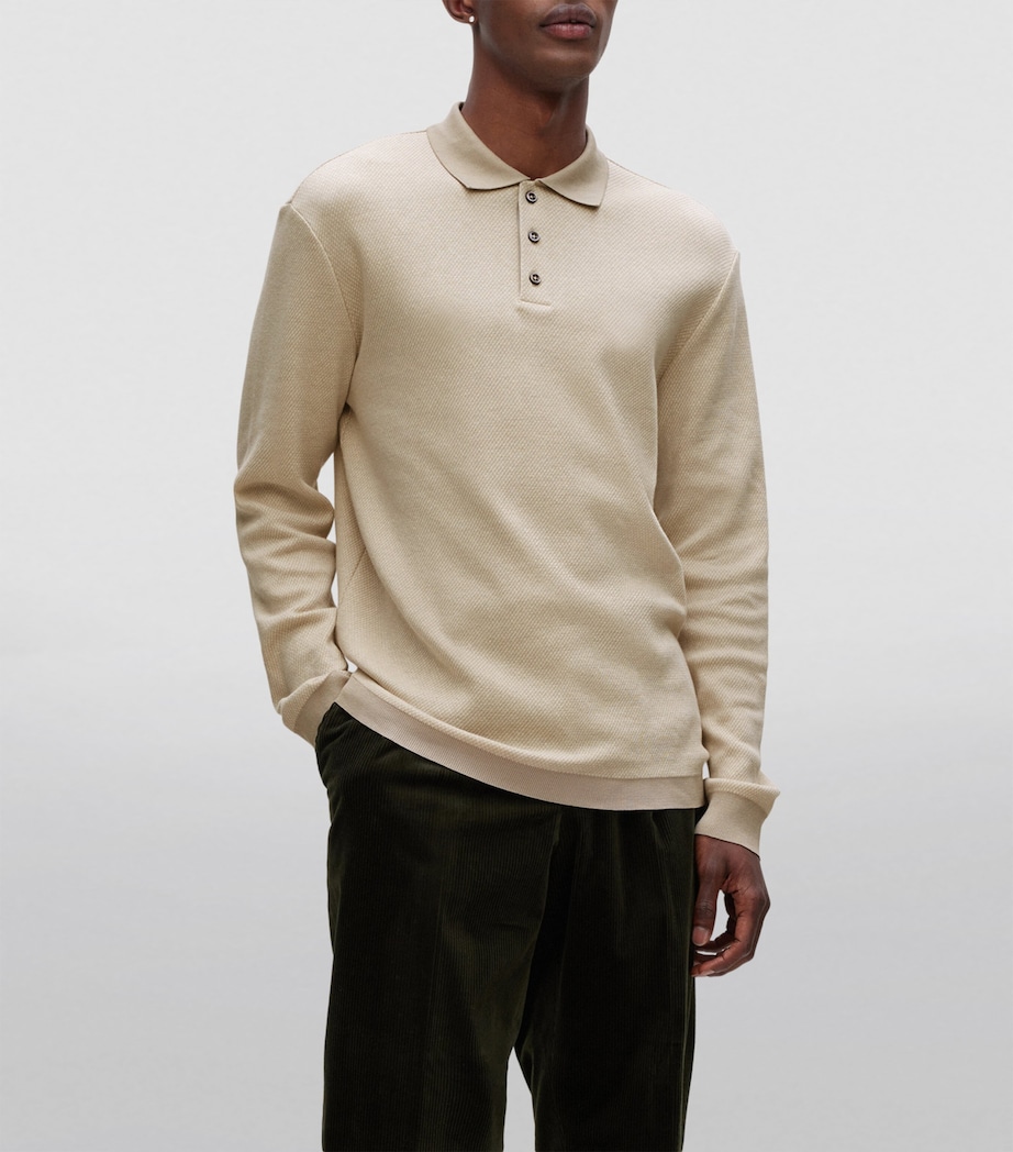 Long-Sleeved Polo Shirt 131 Image 3
