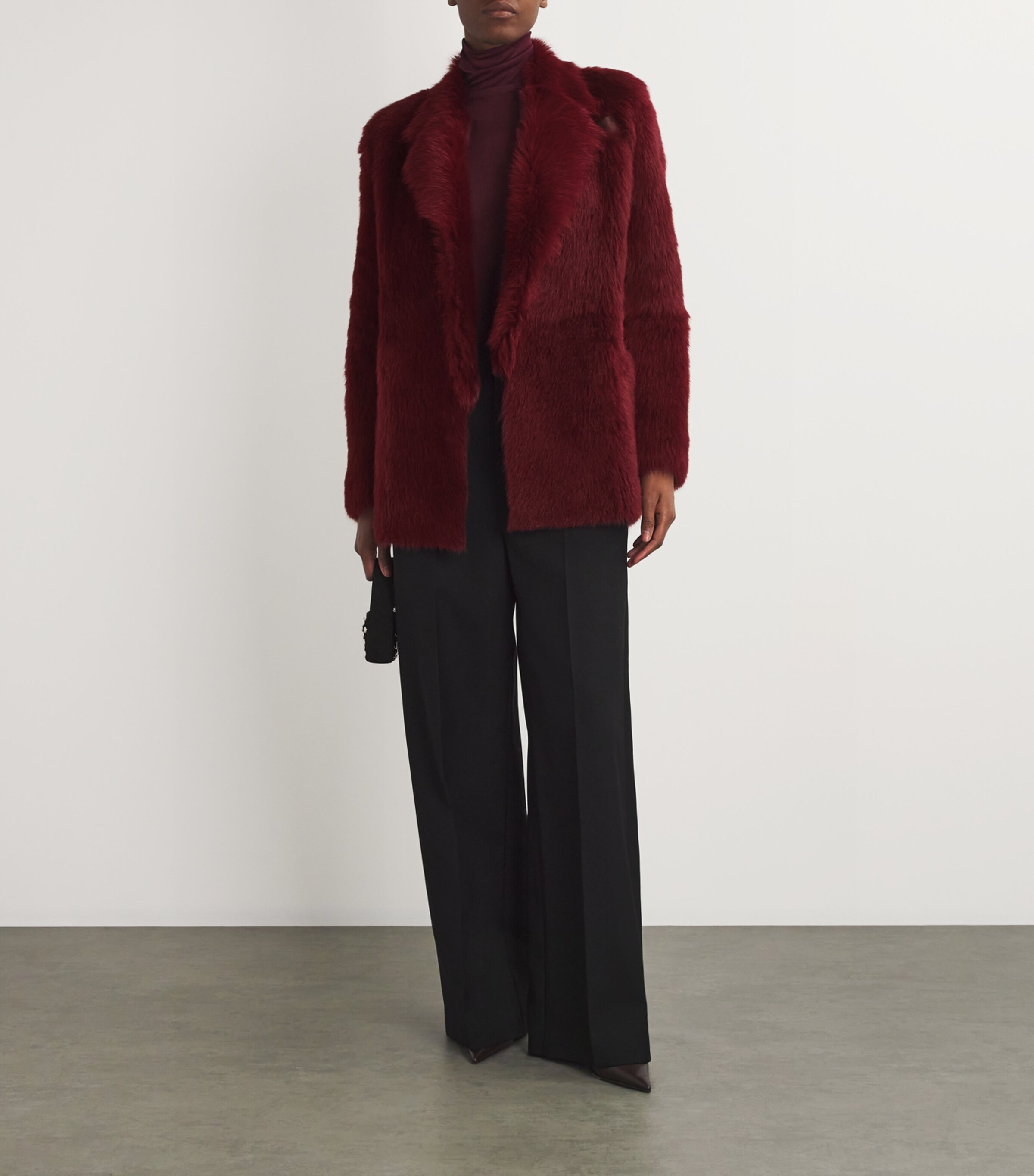 Shearling Willow Jacket 524 OXBLOOD Image 2