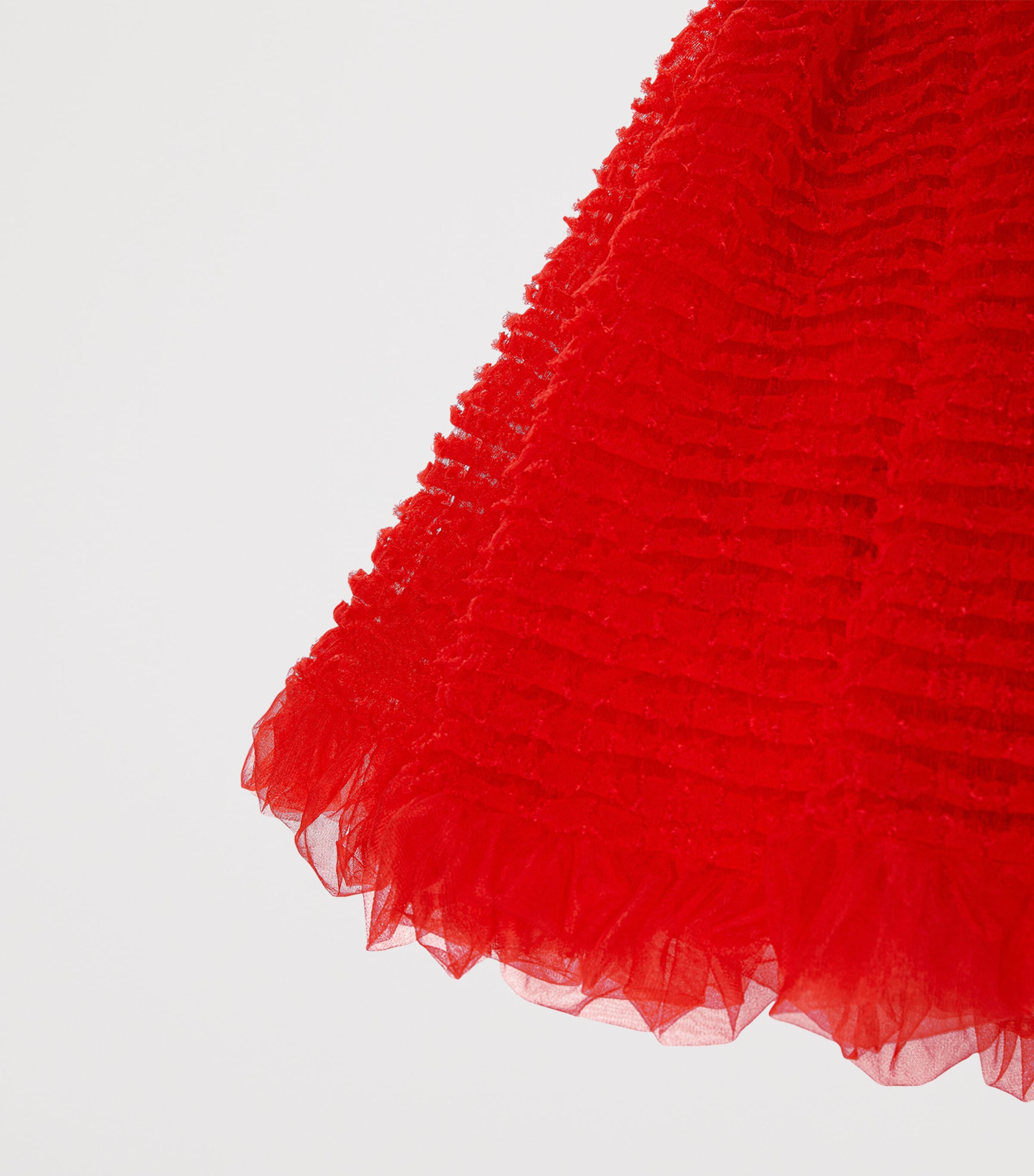 Givenchy Tiered Mini Dress Poppy Red Image 4
