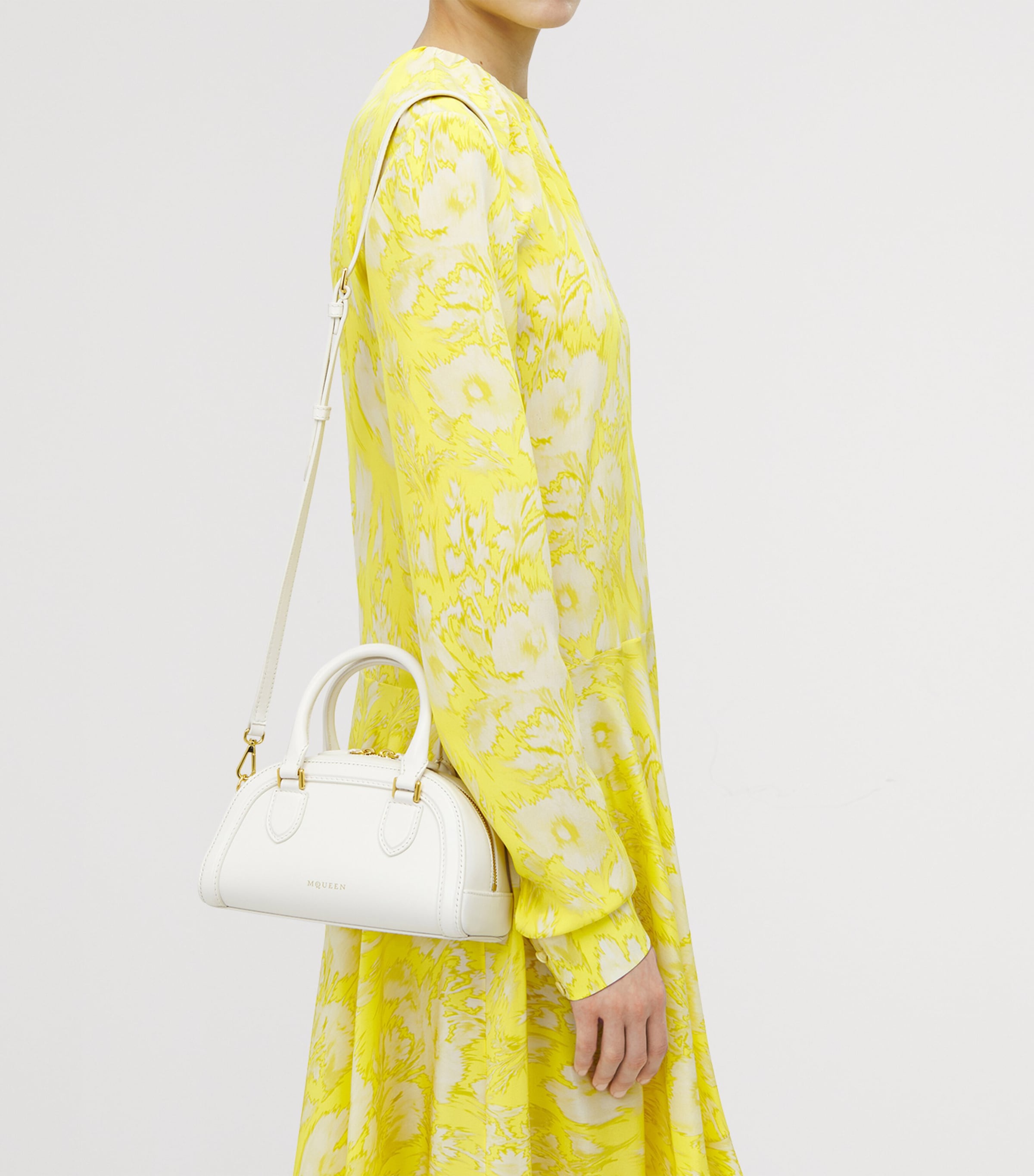 Mini Leather Birdee Boston Cross-Body Bag 9112 Image 6