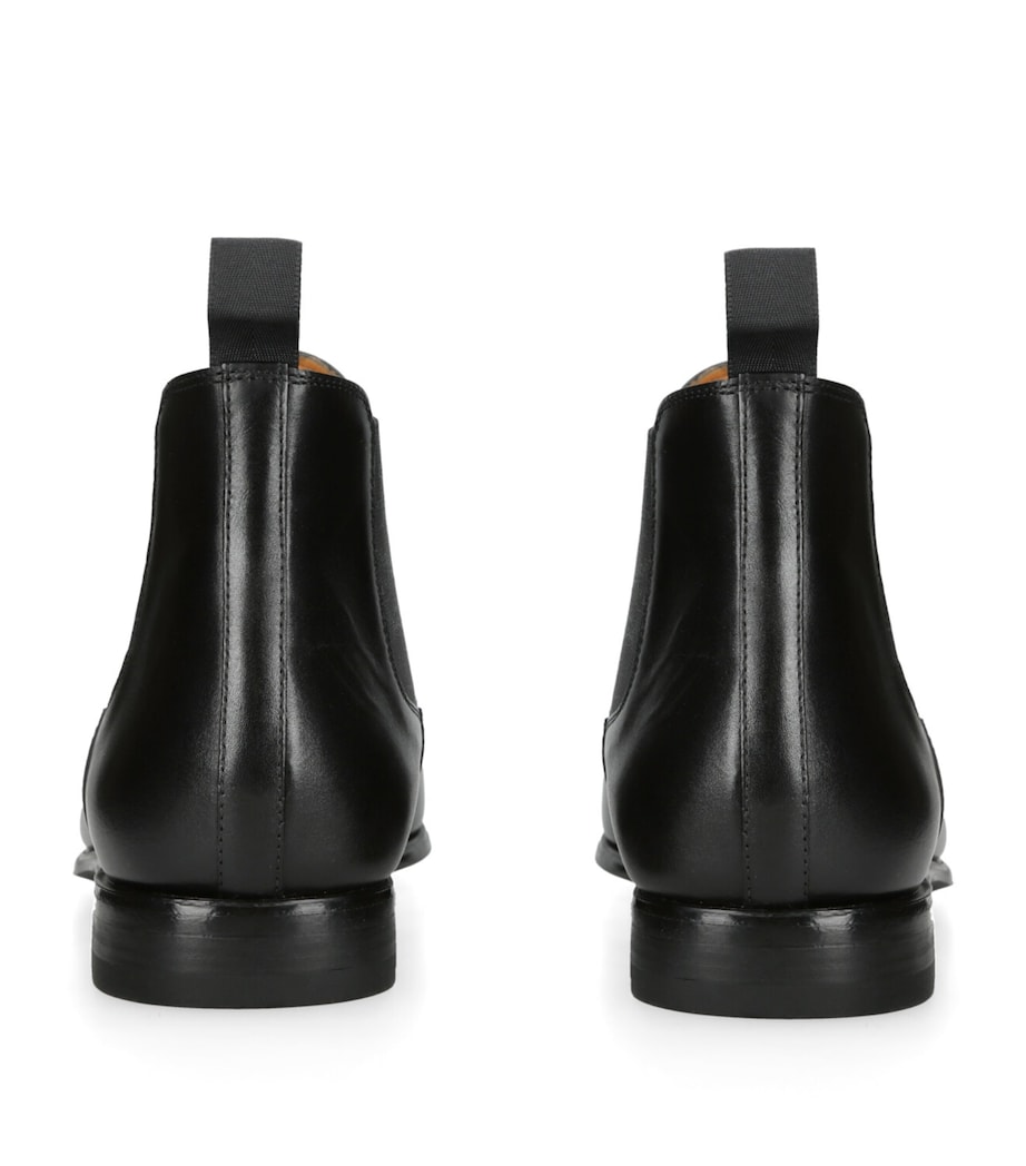 Leather Chelsea Boots BLACK Image 2