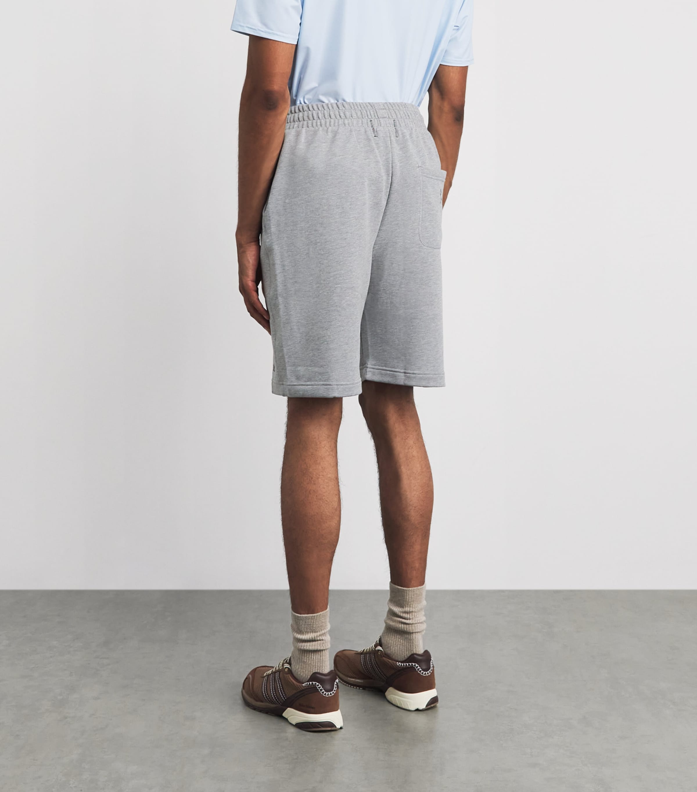 Pulco Studios Mens Relaxed Shorts Grey Marl Image 5