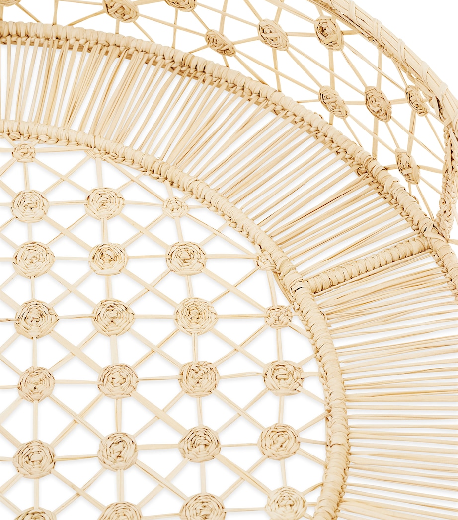 Large Woven Baru Tray NATURAL Image 3