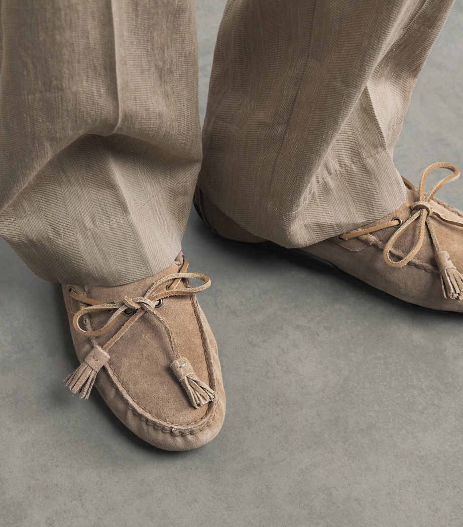 Polo Ralph Lauren Suede Tasselled Anders Loafers Dirty Buck Image 2