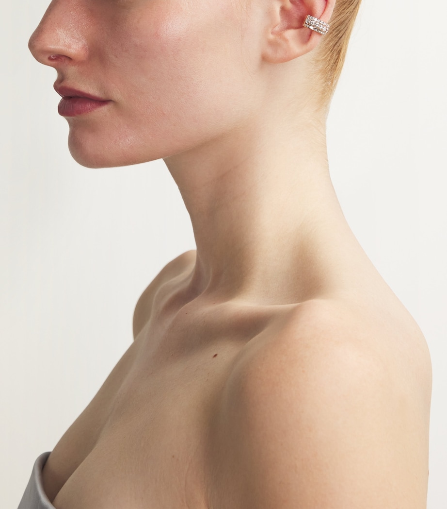 Rose Gold and Diamond Lola Ear Cuff ROSE GOLD Image 2