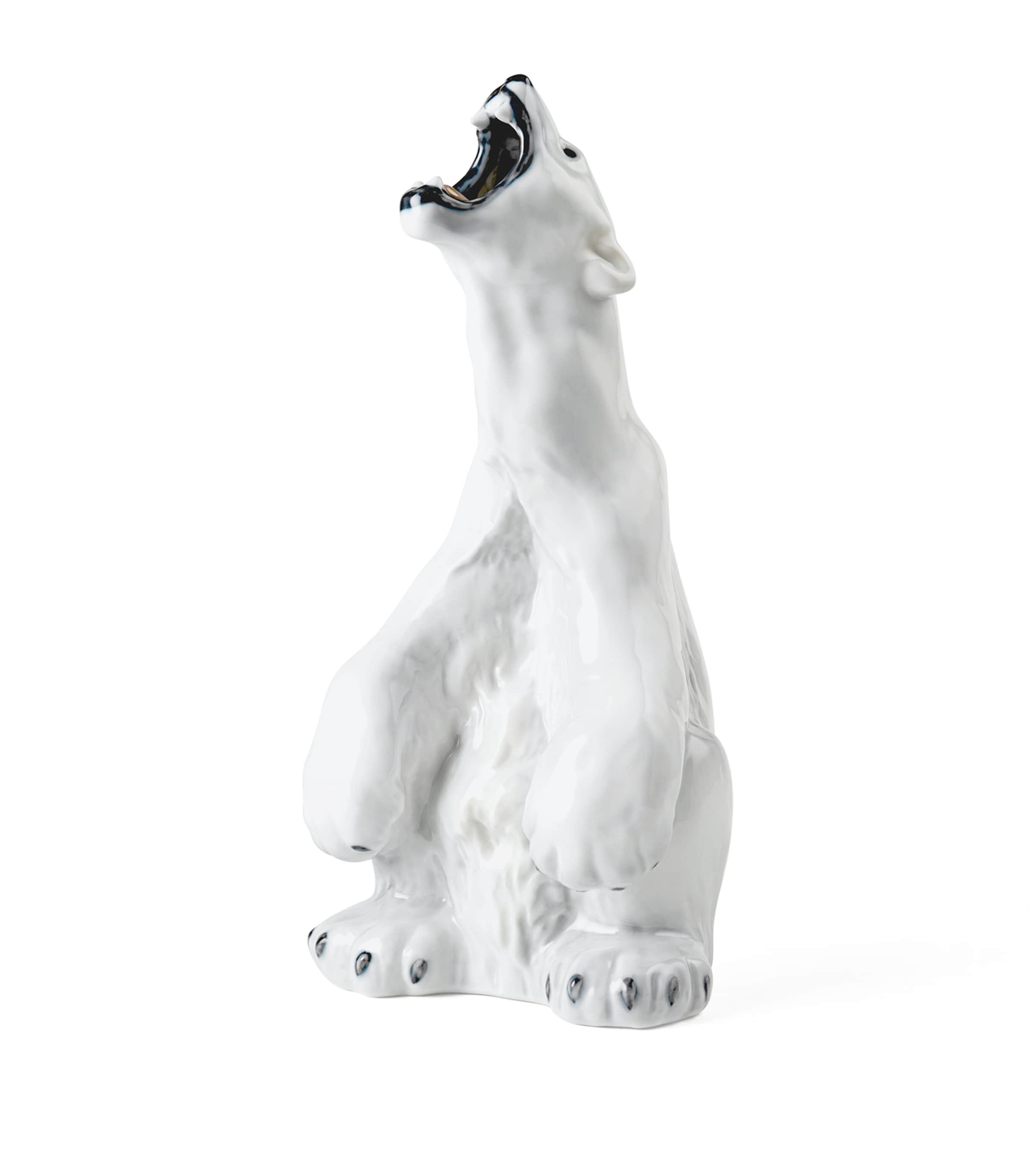 Porcelain Polar Bear Figurine (33cm) MULTI Image 1