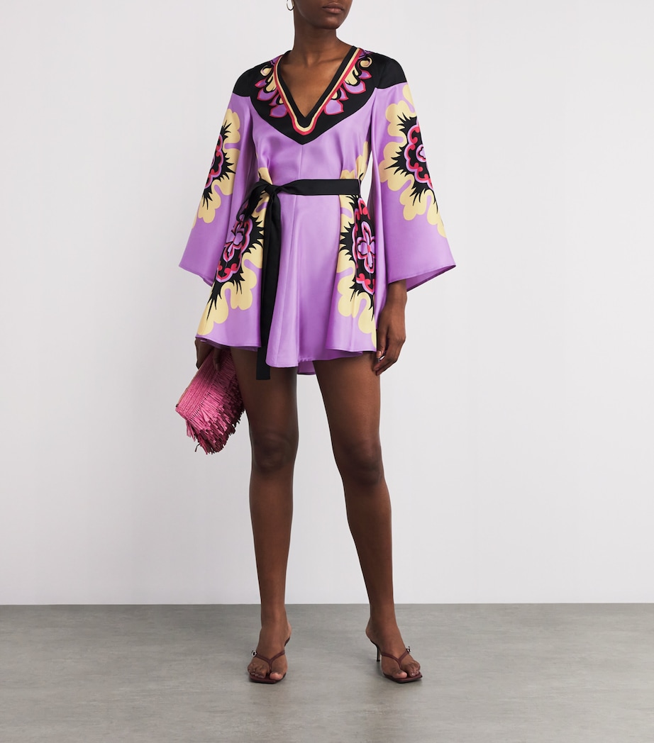 Silk Magnifico Mini Dress PU02 PALAZZO PLAC�E Image 2