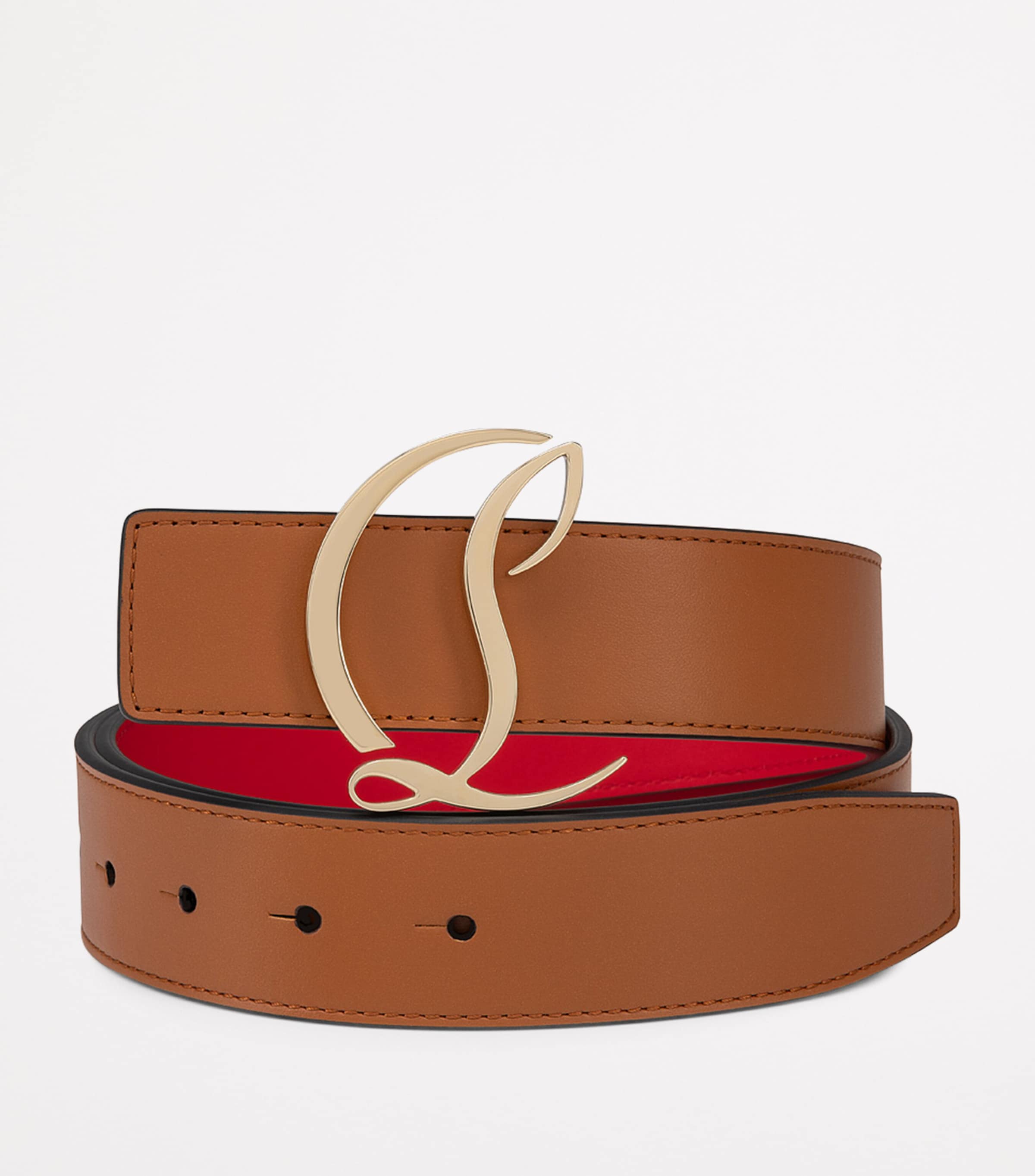 CL Logo Leather Belt CM6T Image 2