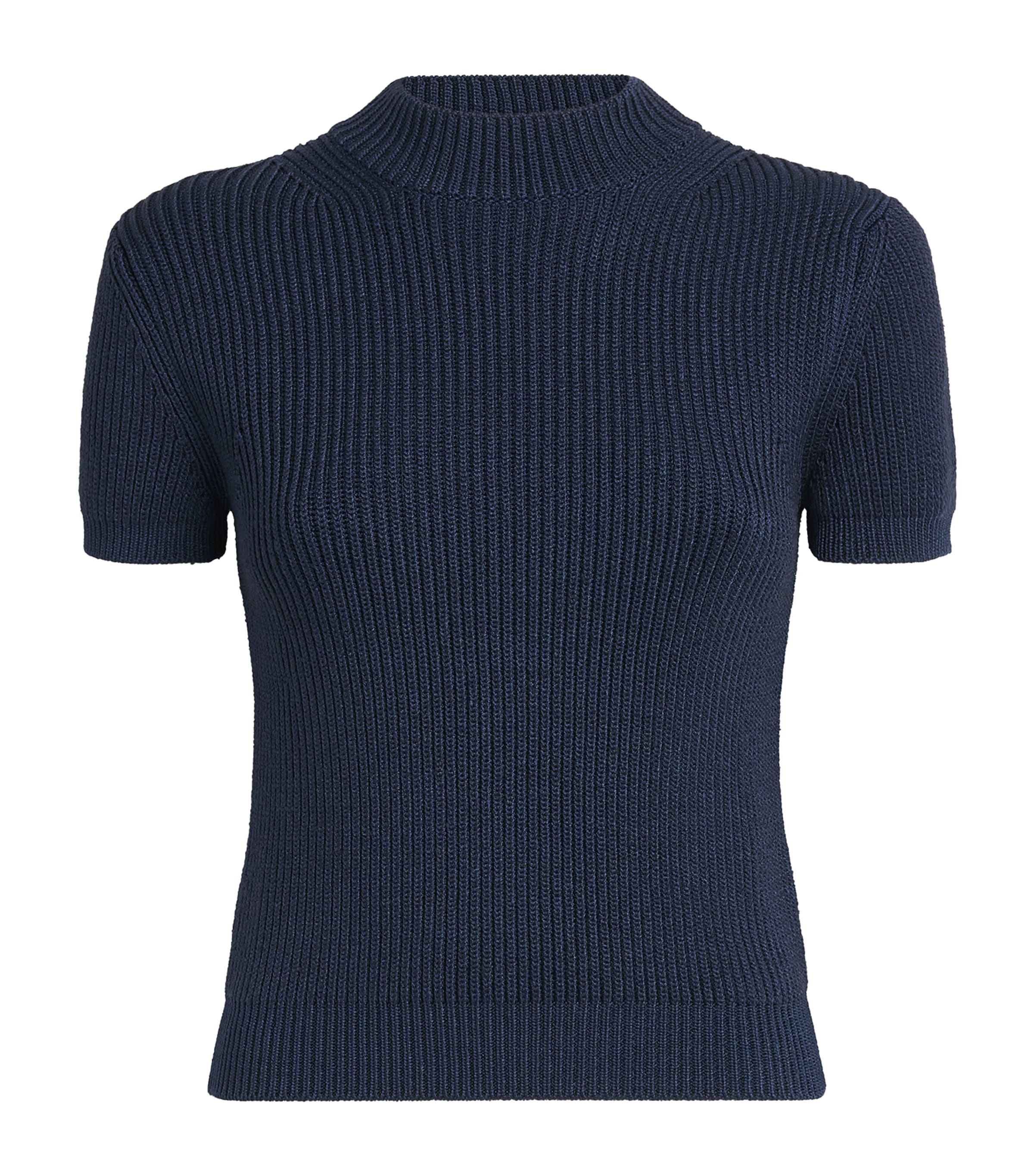 FFORME Womens Short-Sleeve Katia Sweater Dark Navy Image 1