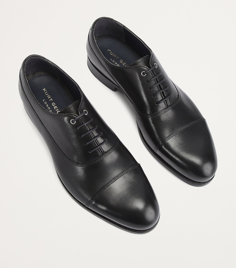 Leather Sloane Oxford Shoes BLACK Image 2