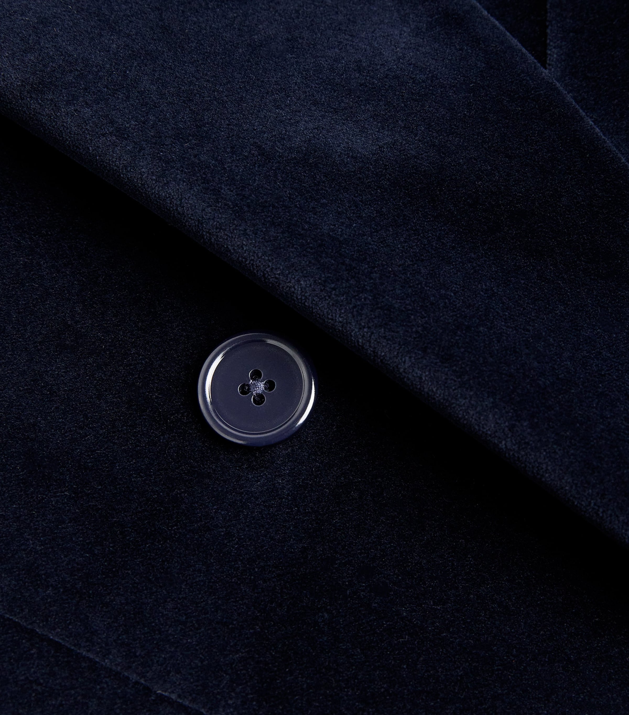 Velvet Double Breasted Blazer NAVY Image 5