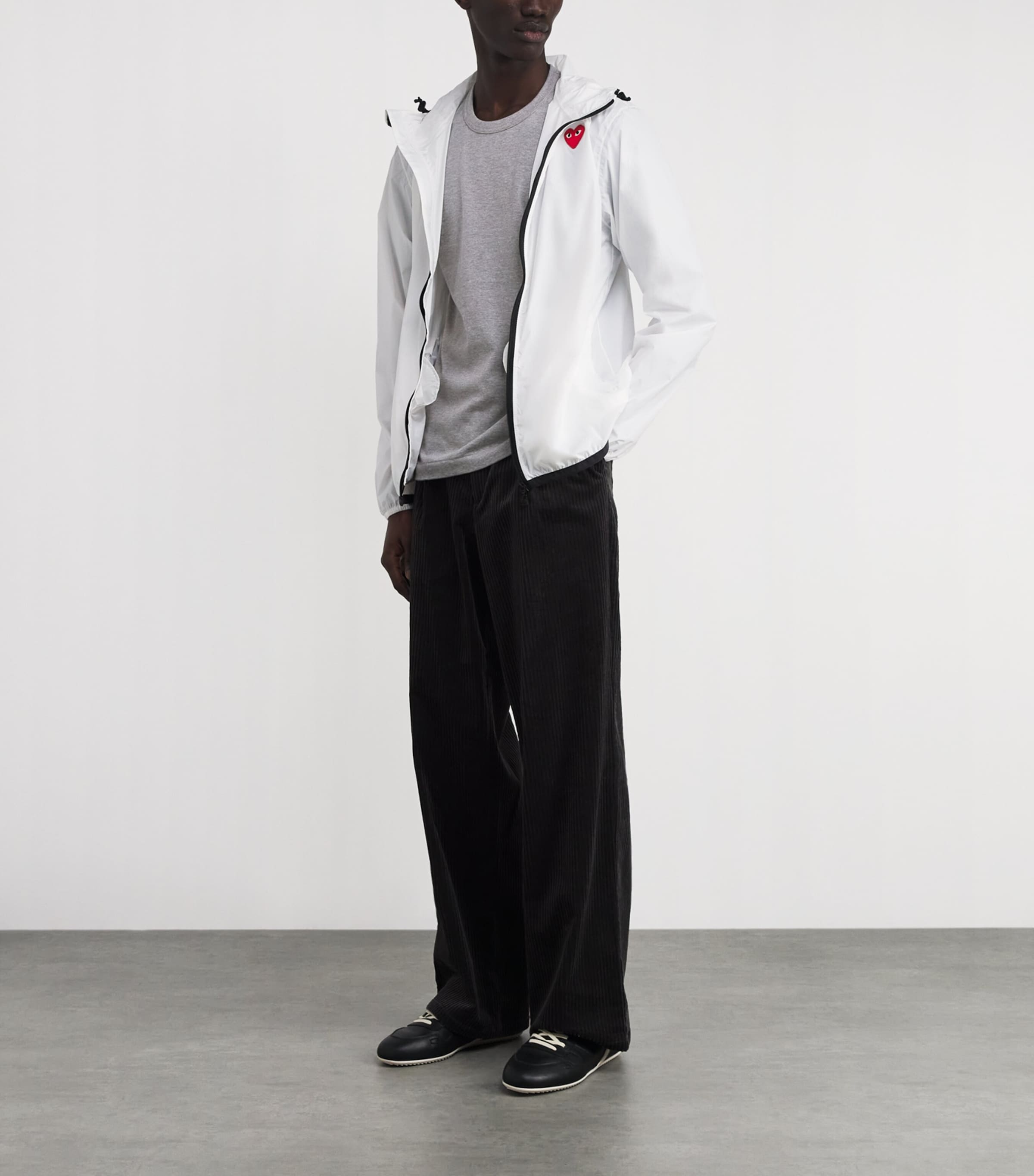 Cotton Mini Heart Logo T-Shirt 1 - GREY Image 2