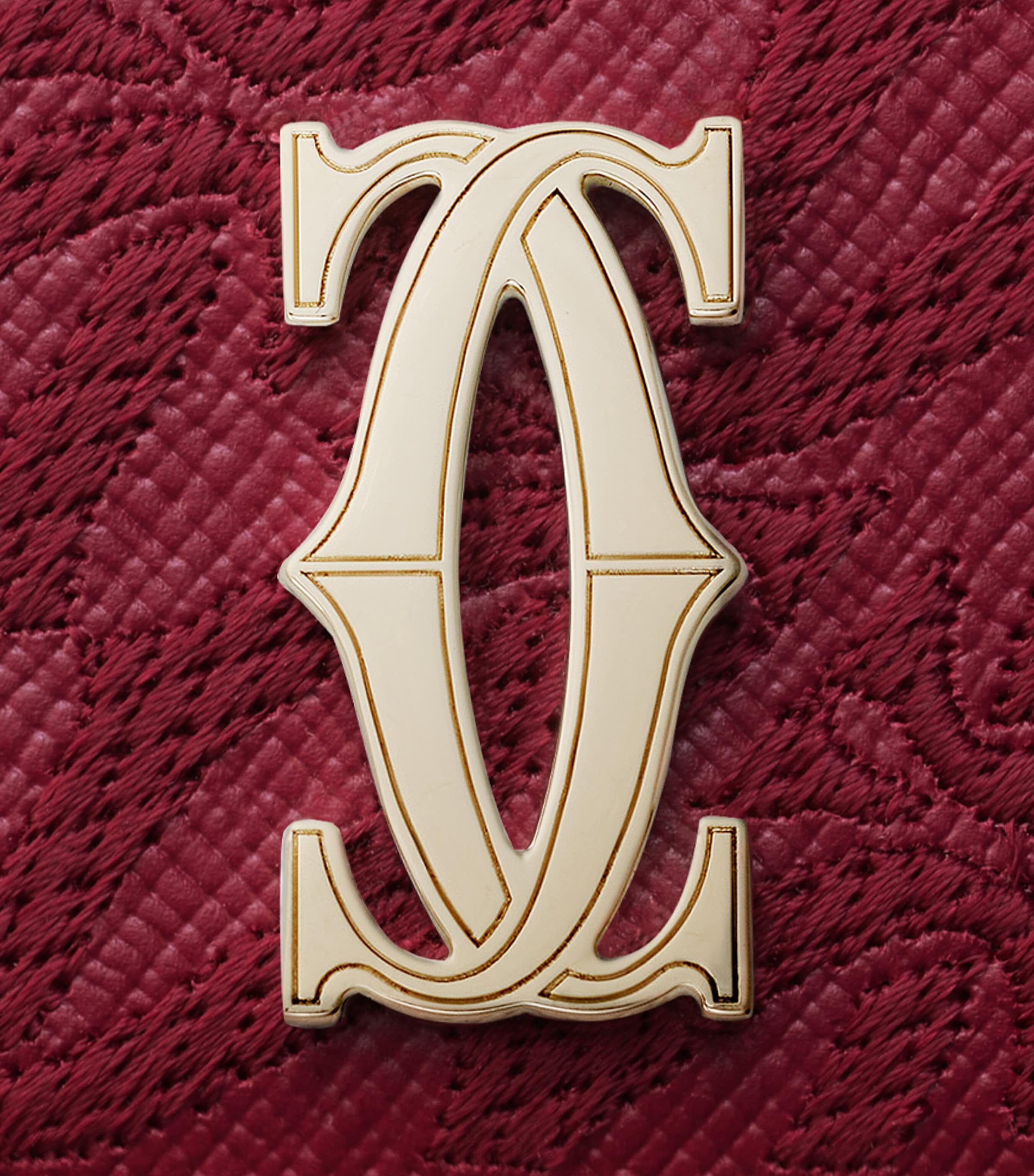 Mini Leather C de Cartier Wallet RED Image 4