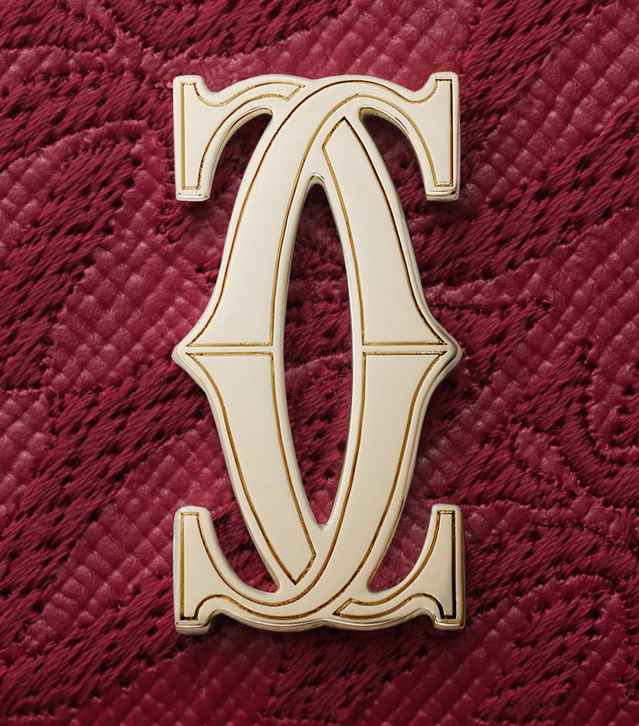 Mini Leather C de Cartier Wallet RED Image 4