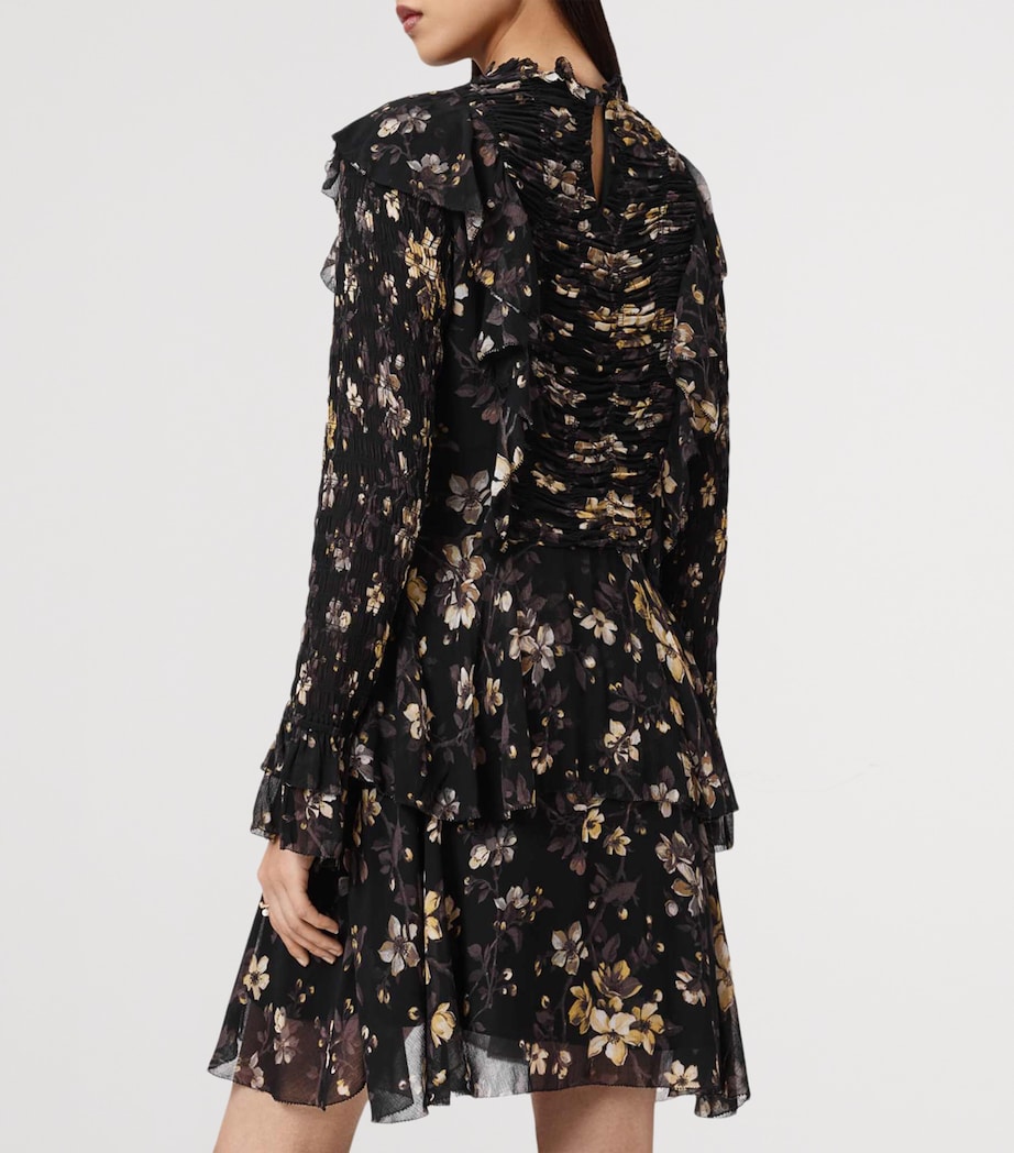 Floral Portia Mini Dress VINE BLACK Image 6