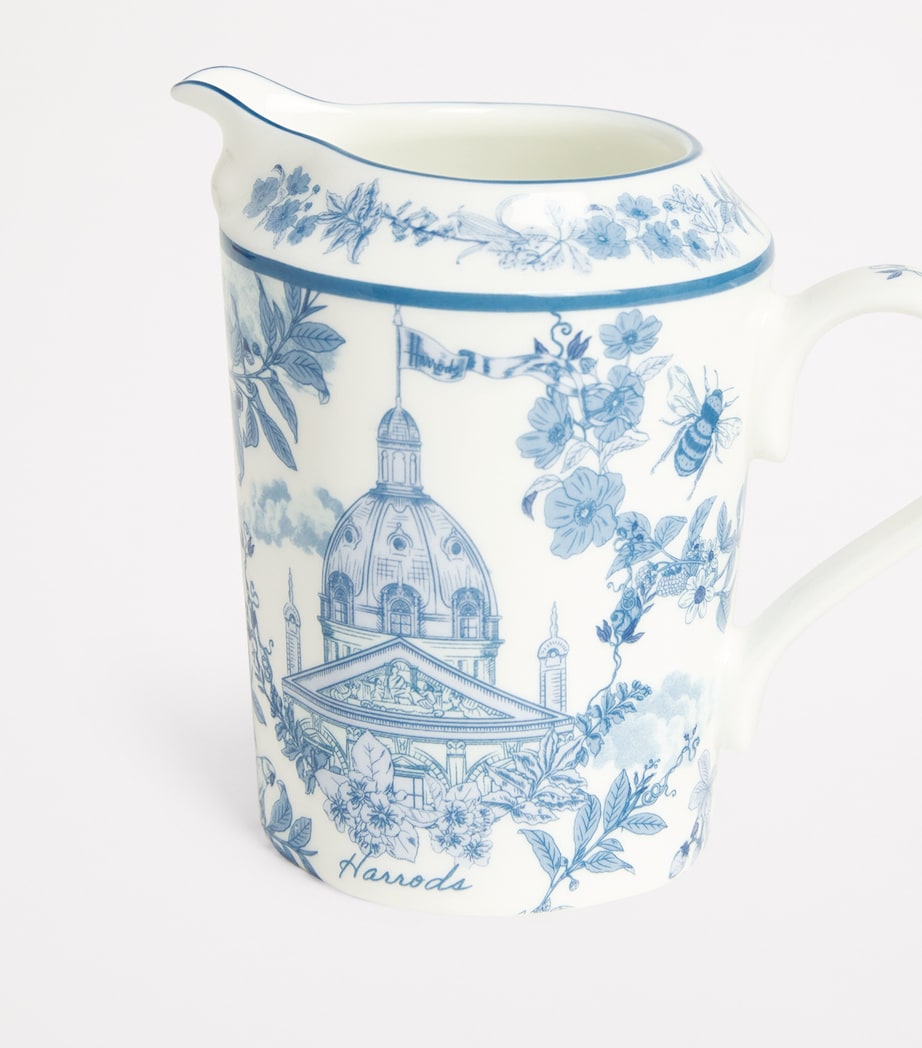 Bone China Toile Creamer BLUE Image 4