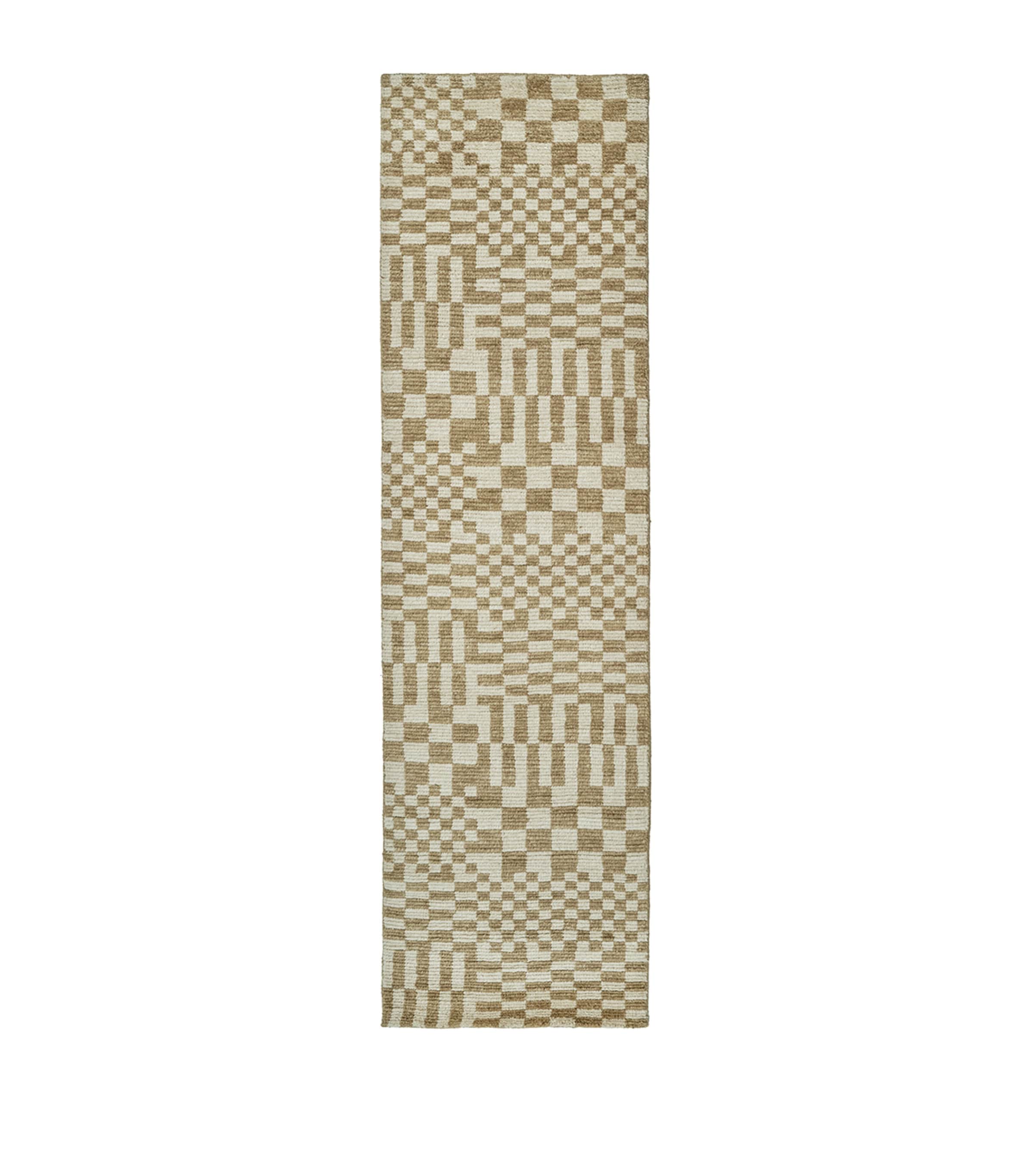 The Rug Company x Paul Smith Wool Axis Sand Runner (300cm x 85cm) Beige Image 1