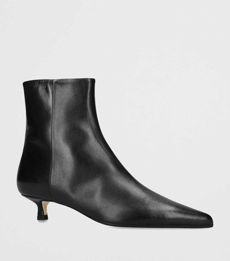 aeyde Leather Sofie Heeled Boots 35 Black Image 3