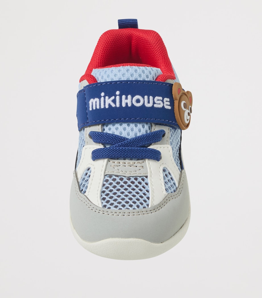 Miki House Bear Appliqué Sneakers Image 3