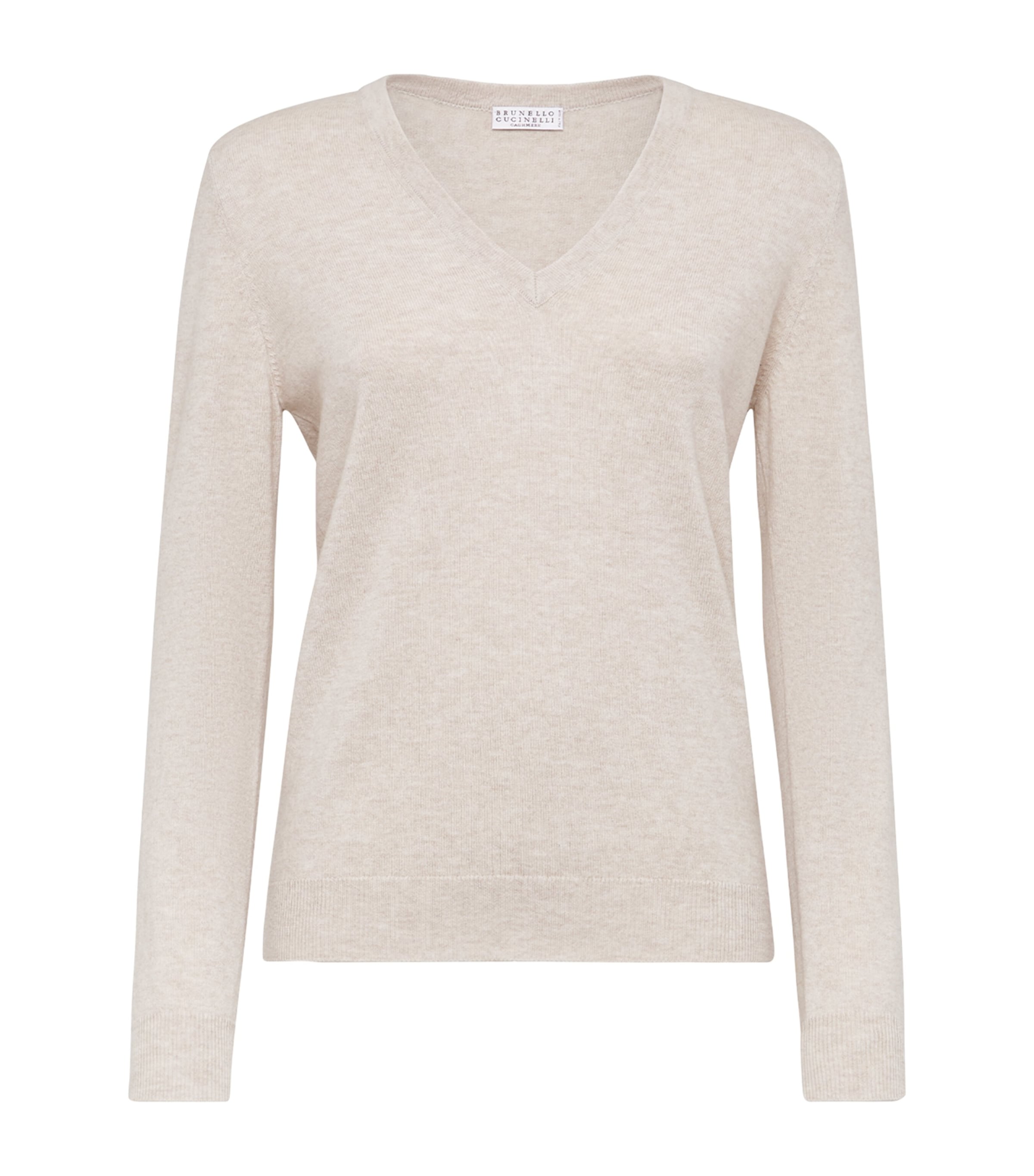 Brunello Cucinelli Cashmere Monili-detail Sweater In Animal Print