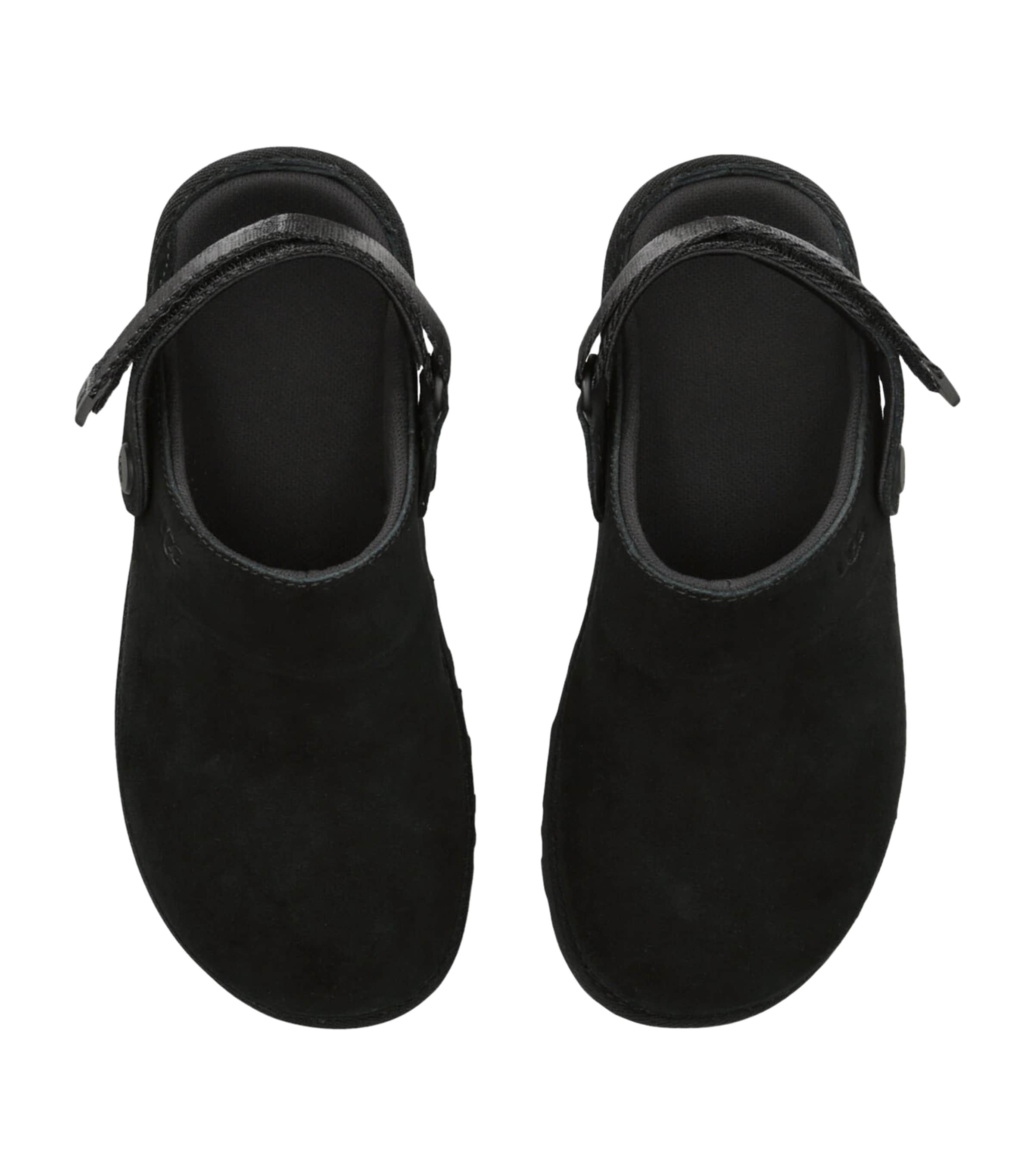 UGG Black Suede Goldenstar Clogs | Harrods US