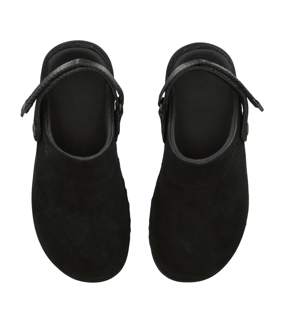 Suede Goldenstar Clogs BLACK Image 4