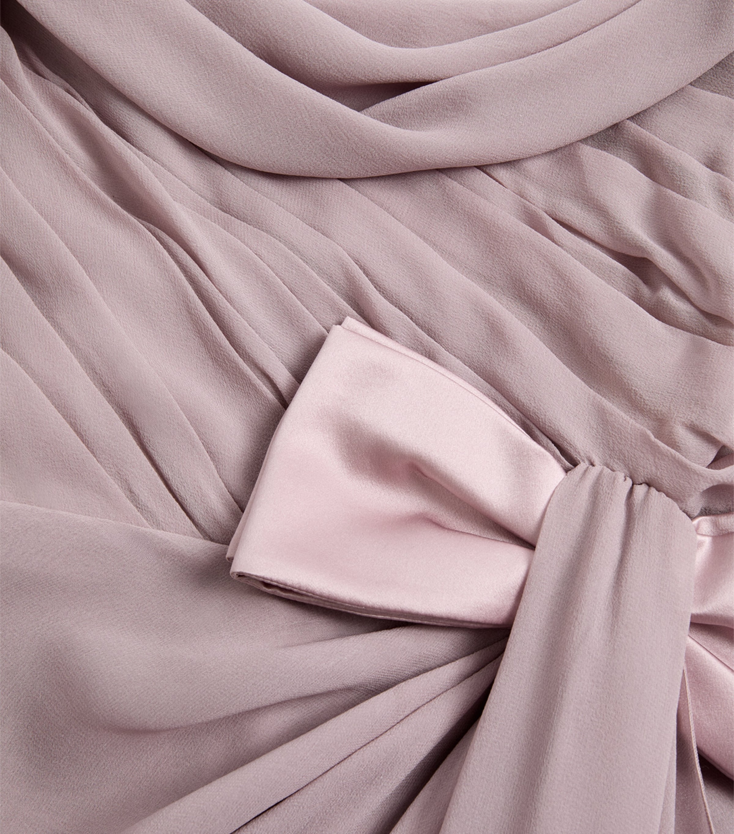 Silk Feather-Trim Gown ZNR Image 7