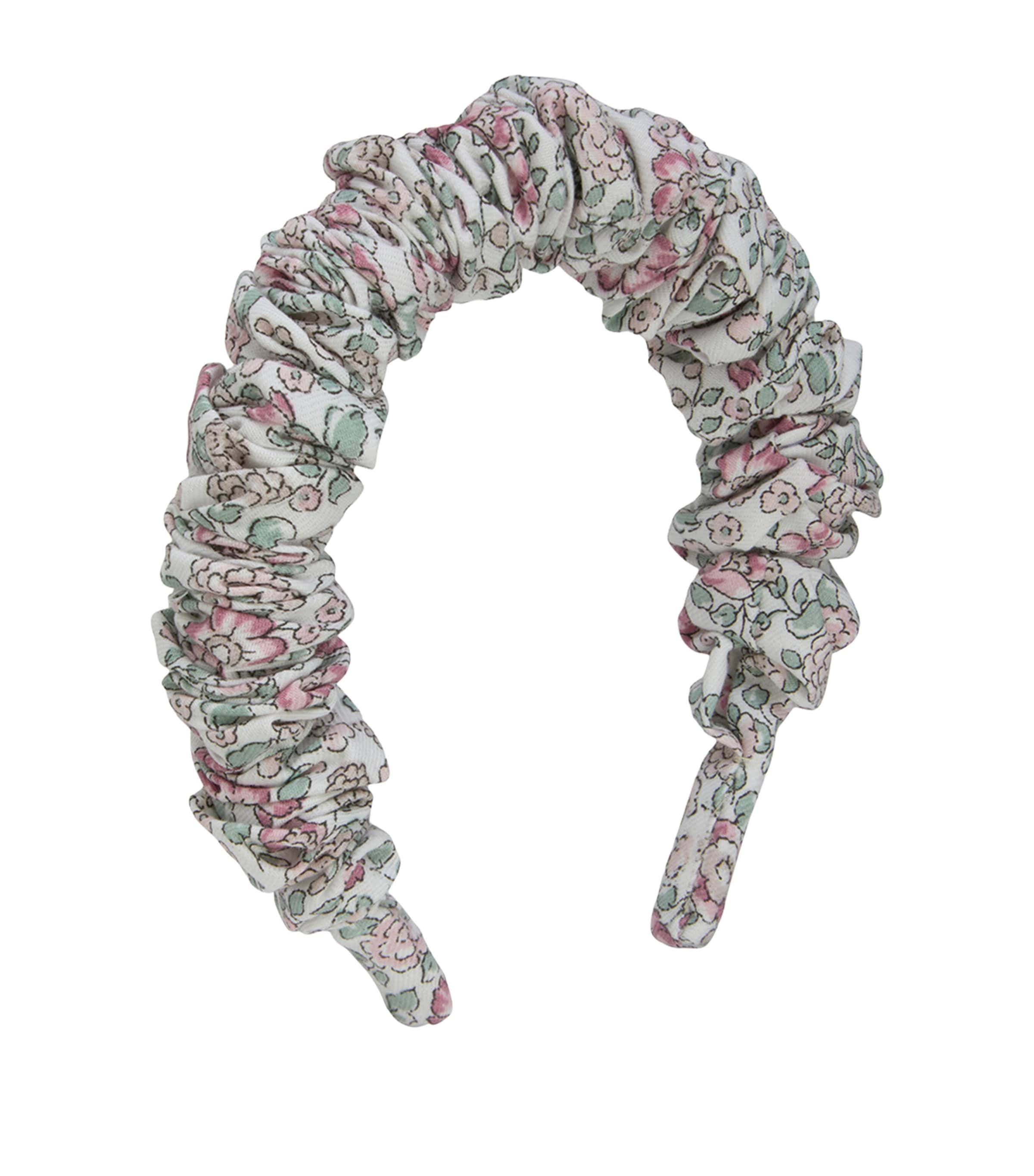 Trotters Cotton Arabella Scrunchie Headband Pink Image 1